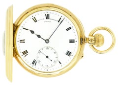 Hunt & Roskell. Eine schwere Gold Half Hunter Taschenuhr C1901