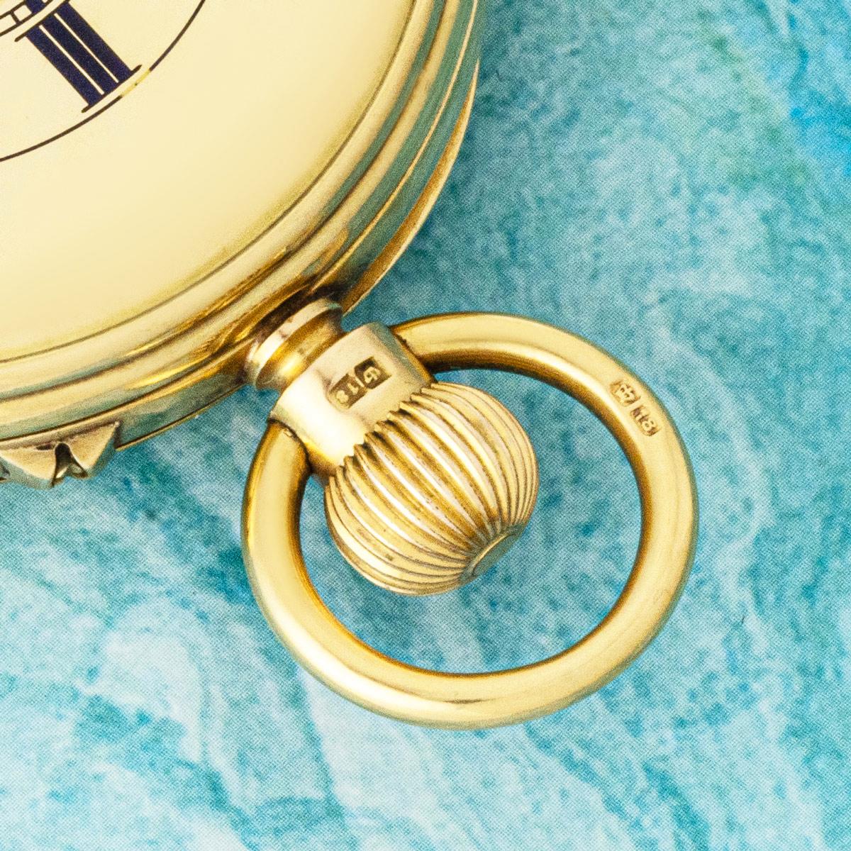 Hunt & Roskell. A Heavy Gold Half Hunter Pocket watch C1901 In Excellent Condition For Sale In Mayfair, London, London