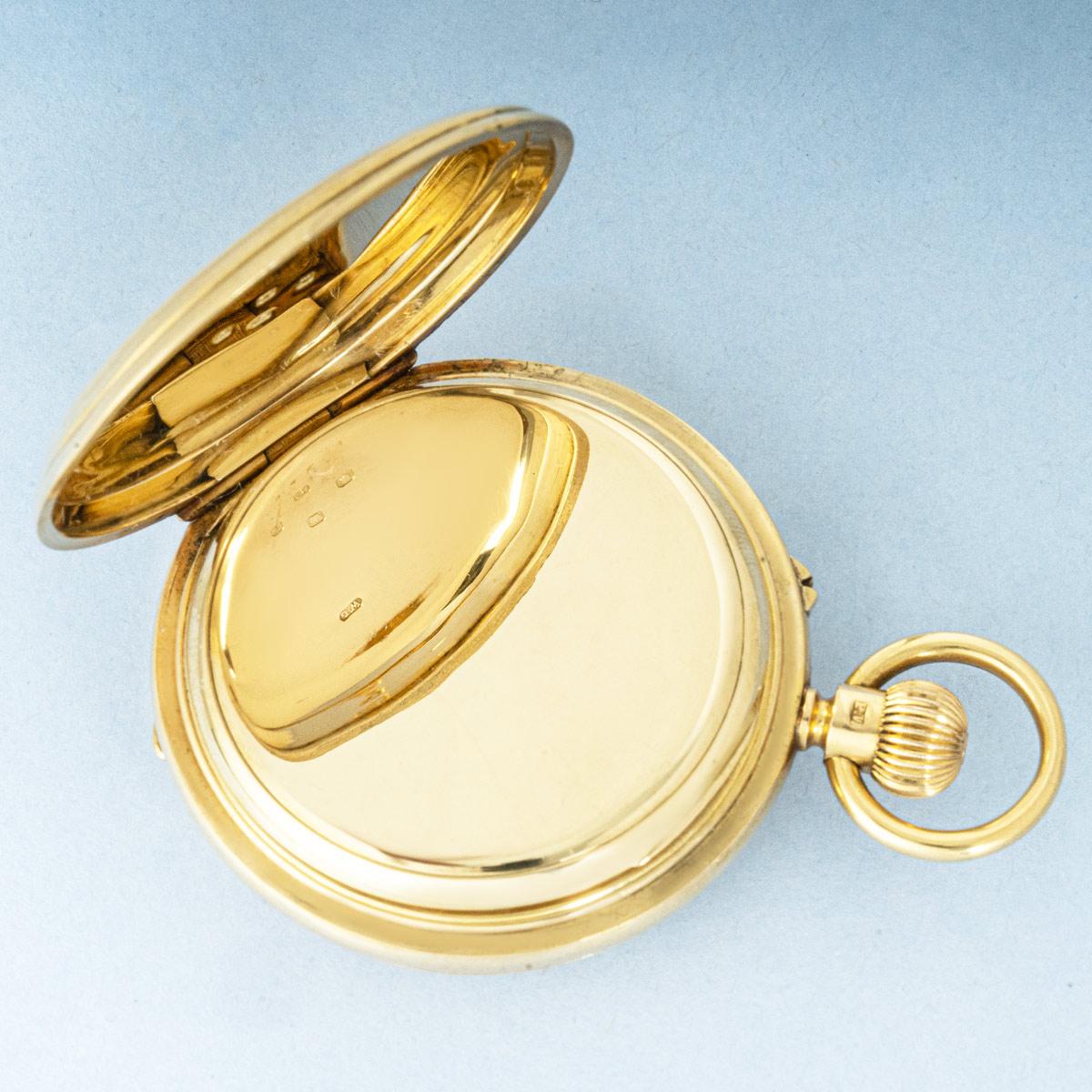 Hunt & Roskell. A Heavy Gold Half Hunter Pocket watch C1901 For Sale 1