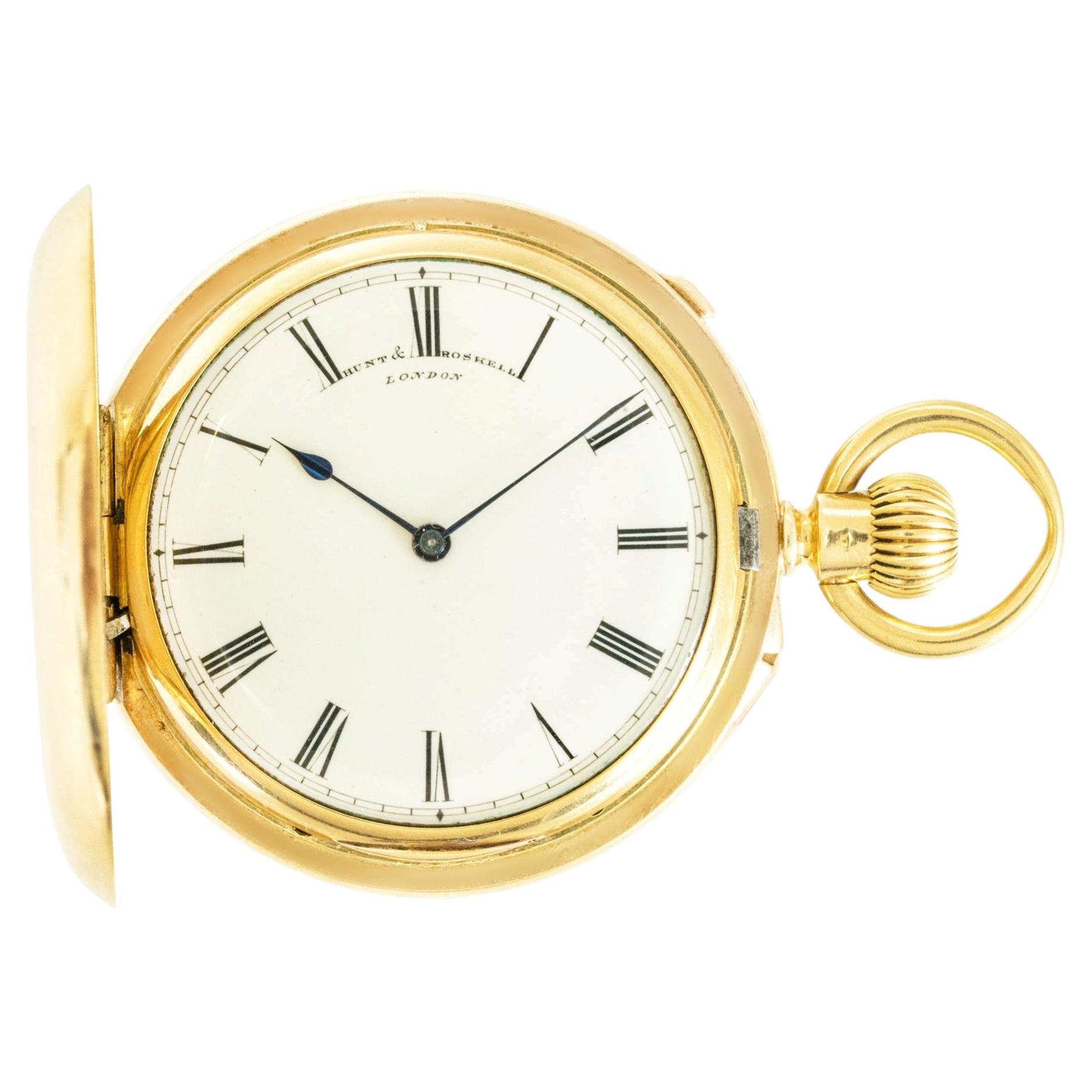 Hunt & Roskell. Un raro orologio con ripetizione dei quarti in oro, 1873 circa in vendita