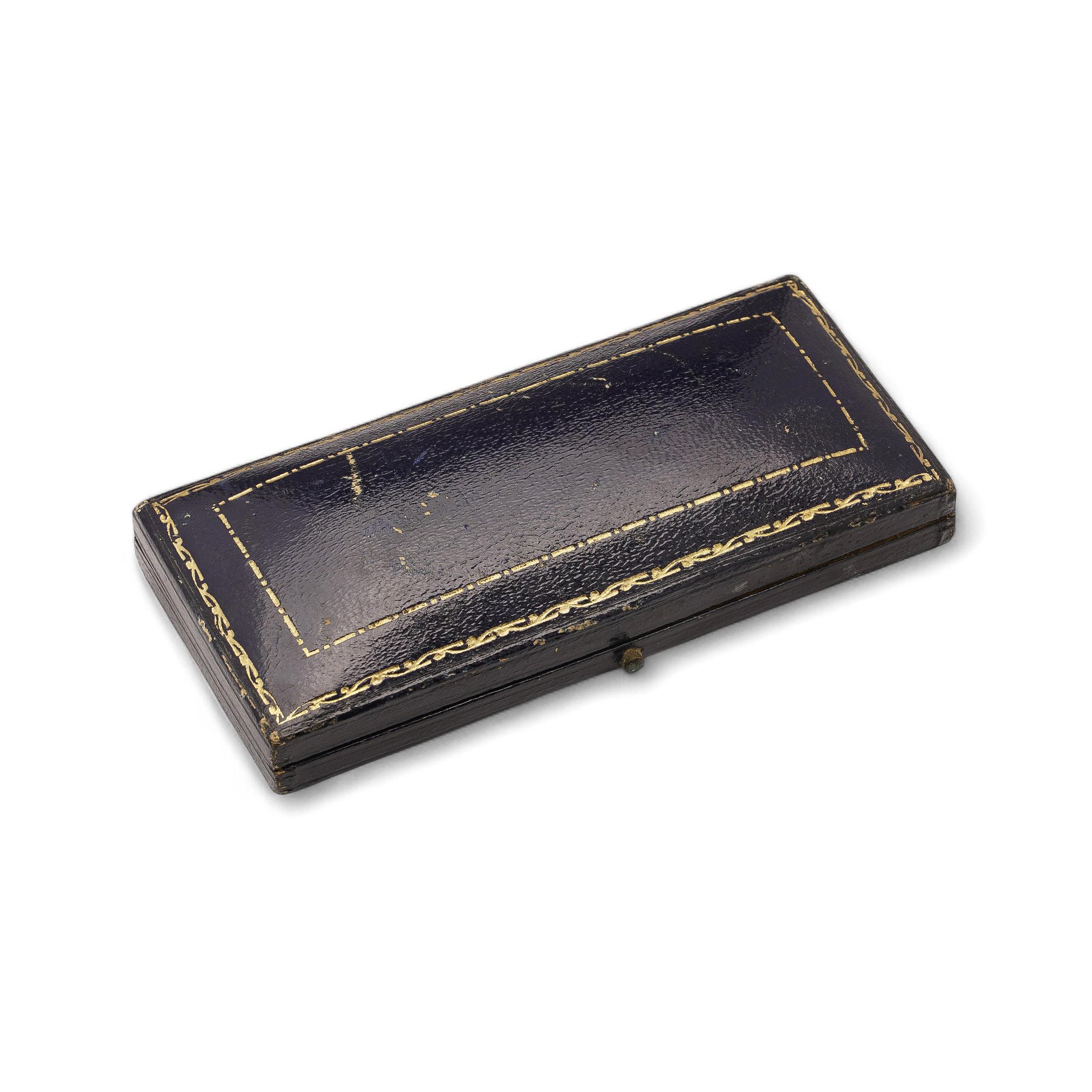British HUNT & ROSKELL Ltd. Cufflinks Box For Sale