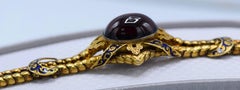 Hunt & Roskell Victorian Cabochon Garnet Bracelet