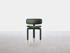 Hunt, Stuhl mit drei Beinen aus schwarzer Esche, Dainelli Studio für Somaschini, Italien