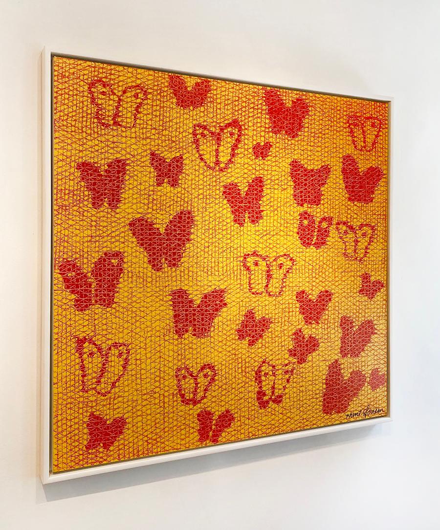 Artist:  Slonem, Hunt
Title:  Untitled #03
Series:  Butterflies
Date:  2009
Medium:  Screenprint and acrylic polymer on canvas
Unframed Dimensions:  48