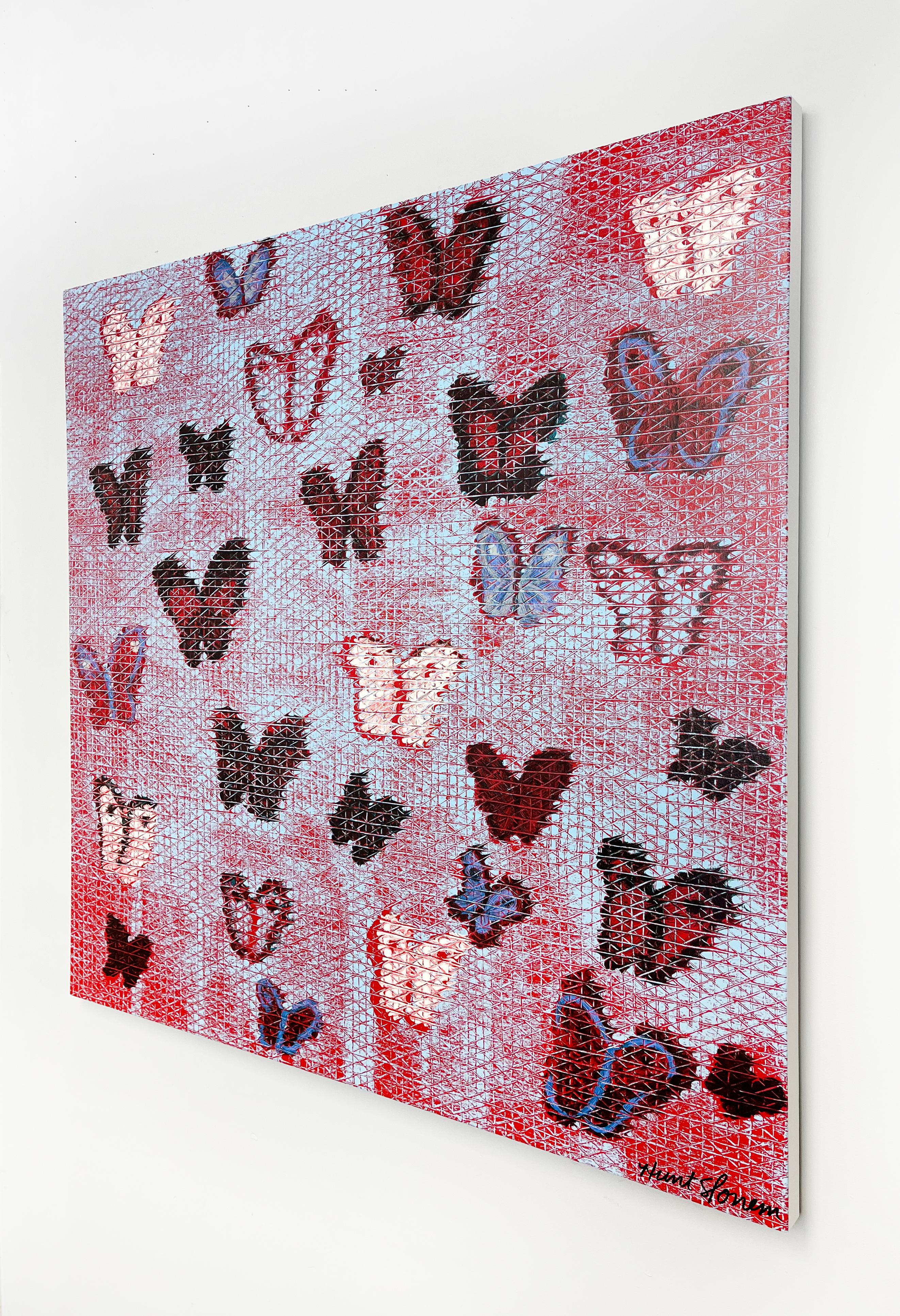Artist:  Slonem, Hunt
Title:  Untitled #07
Series:  Butterflies
Date:  2009
Medium:  Screenprint and acrylic polymer on canvas
Unframed Dimensions:  48