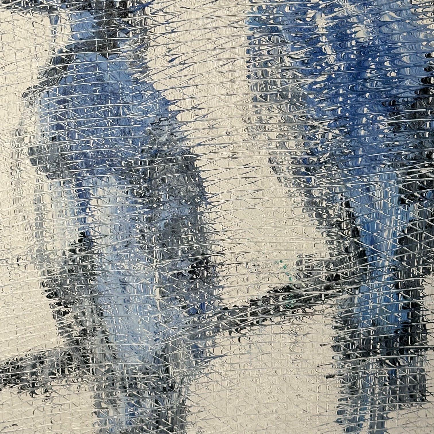 Hunt Slonem, Oil on Canvas, Mystic Jays, Blue Jays Painting, Signed, Dated, 2010 For Sale 2