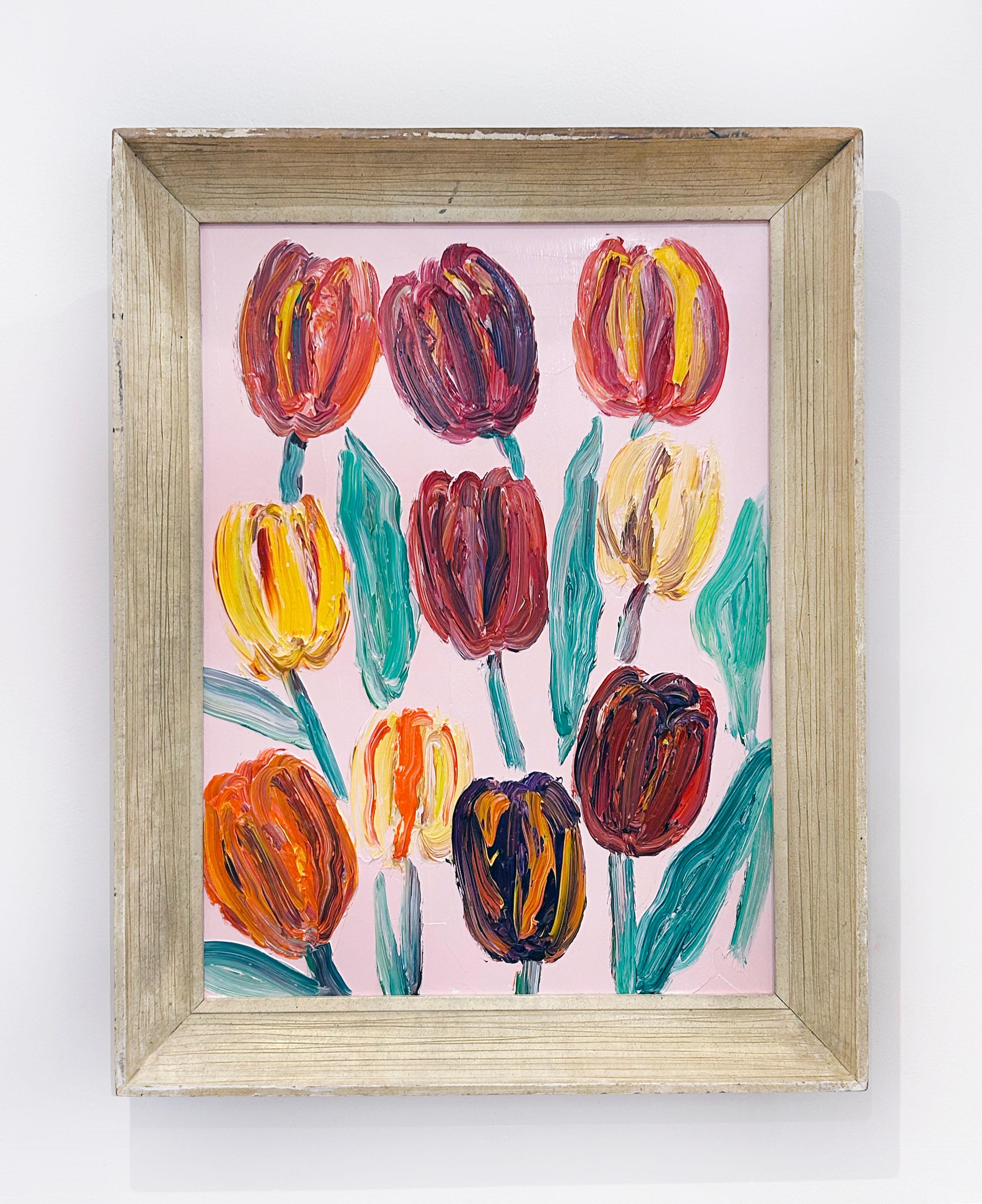 10 Tulips - Painting by Hunt Slonem