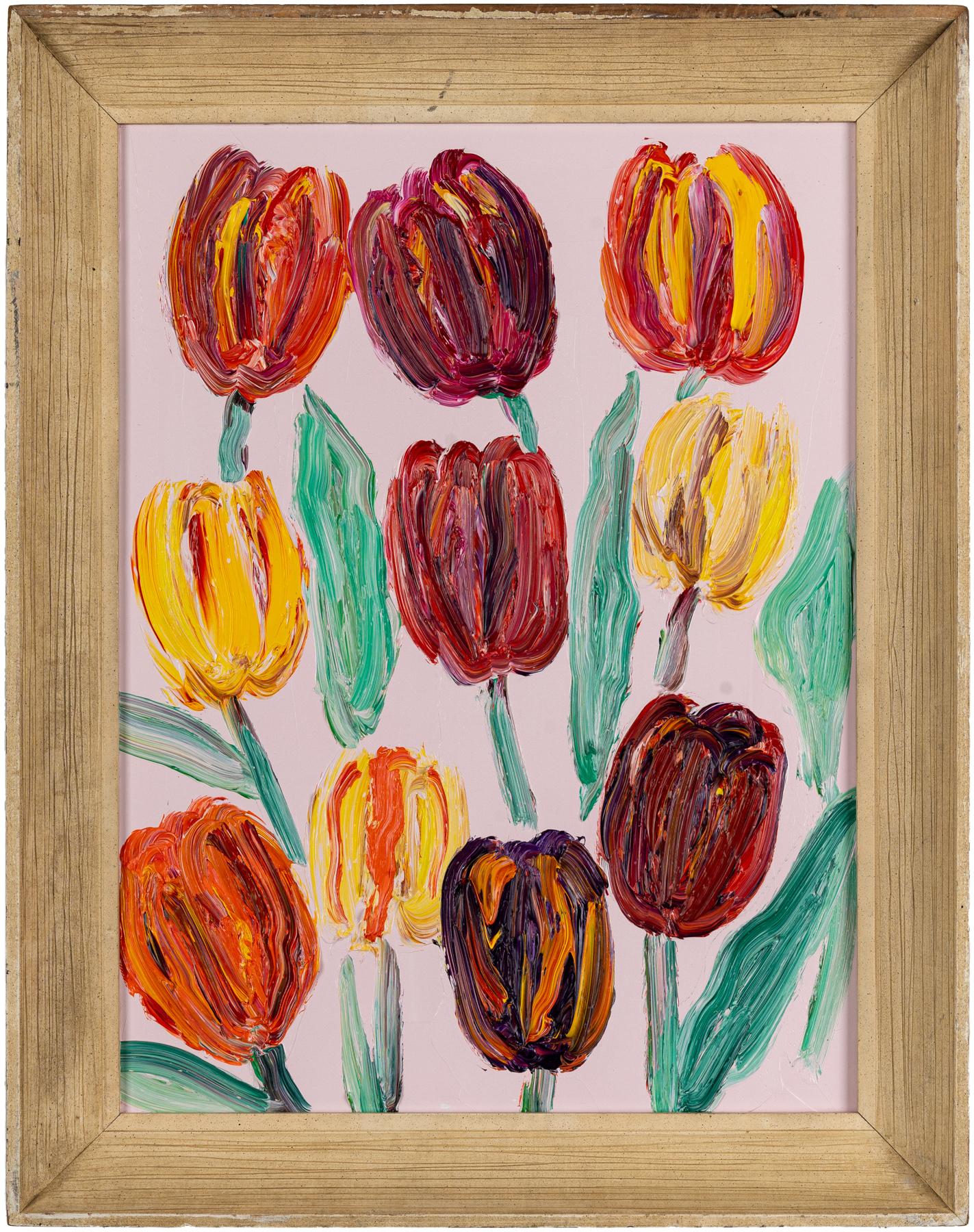 10 Tulips - Painting by Hunt Slonem