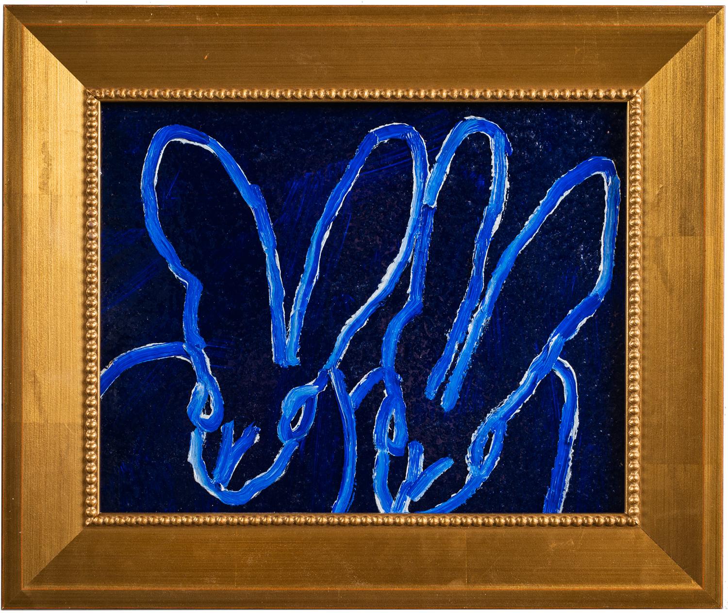 Hunt Slonem Animal Painting - 2 in Blue