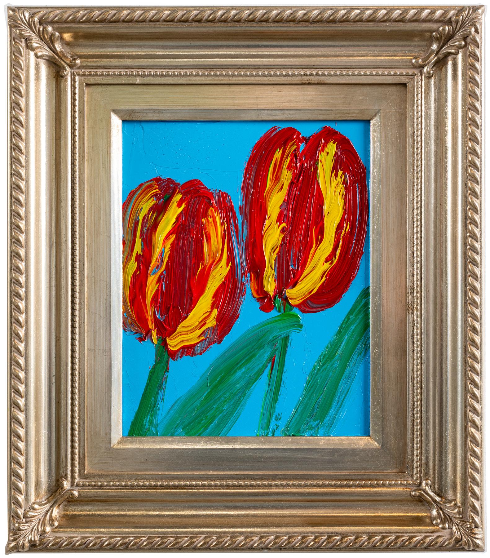 Hunt Slonem 2 Tulips Belle Terre For Sale at 1stDibs