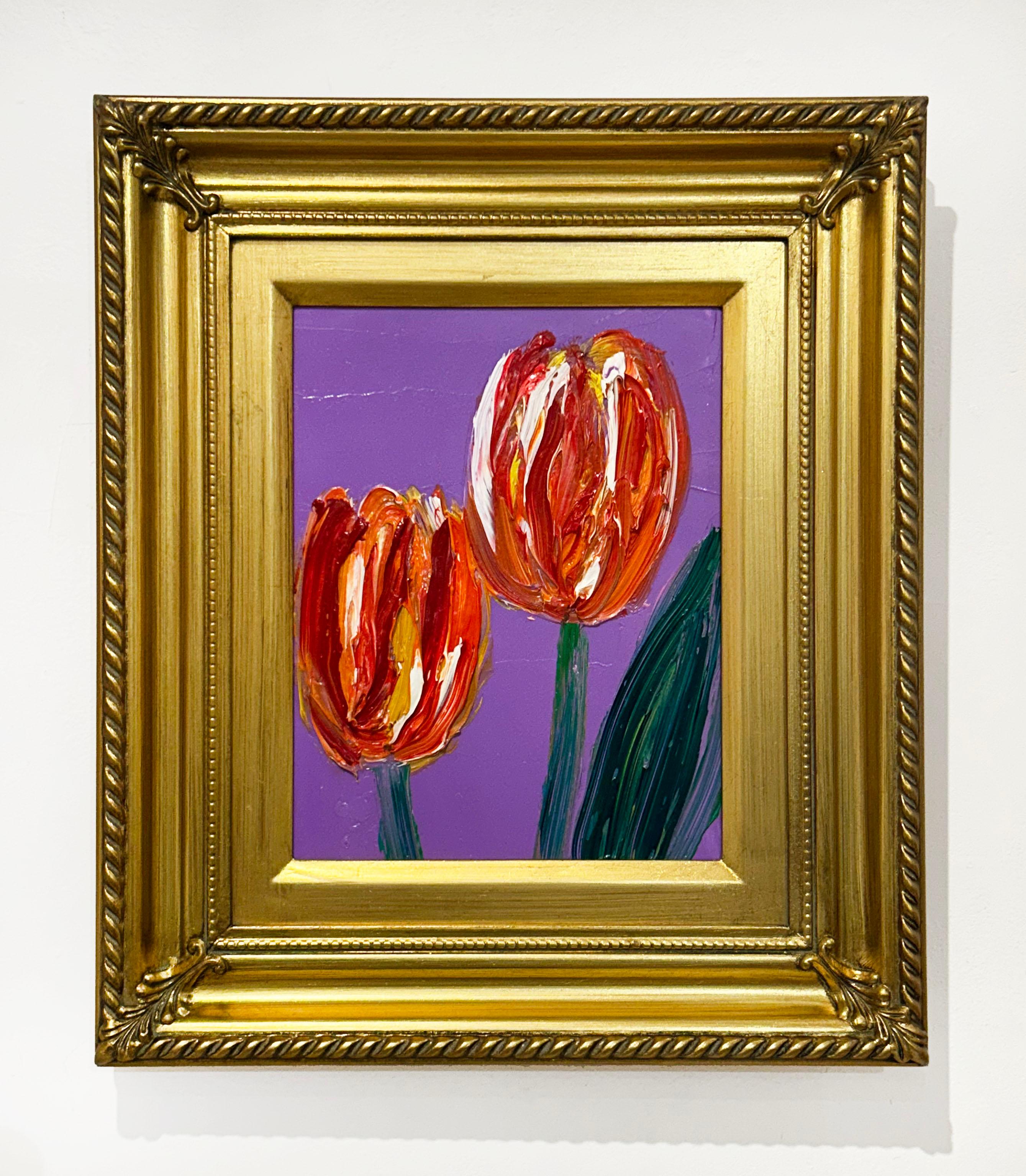2 Tulpen (Zeitgenössisch), Painting, von Hunt Slonem