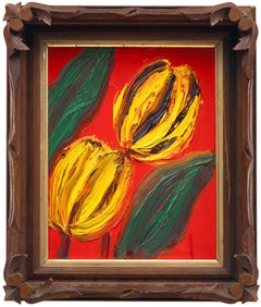 2 Yellow Tulips