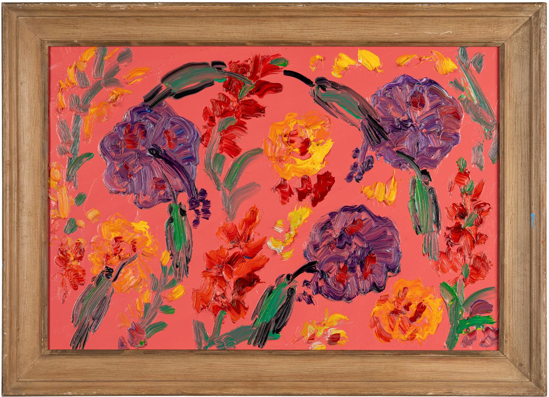 Hunt Slonem Animal Painting - 2nd Field Hummingbirds