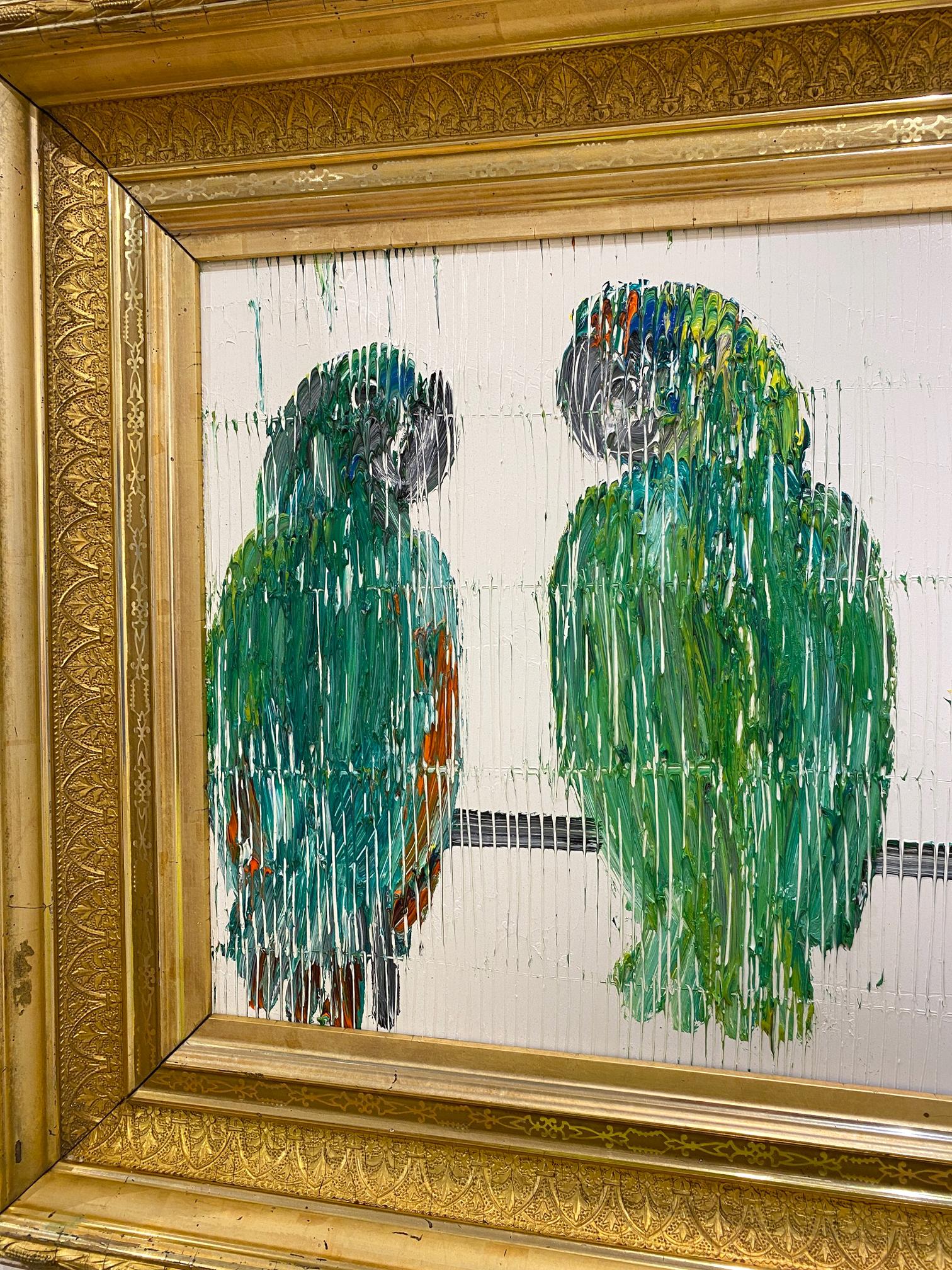 3 Amazons - Contemporary Painting by Hunt Slonem
