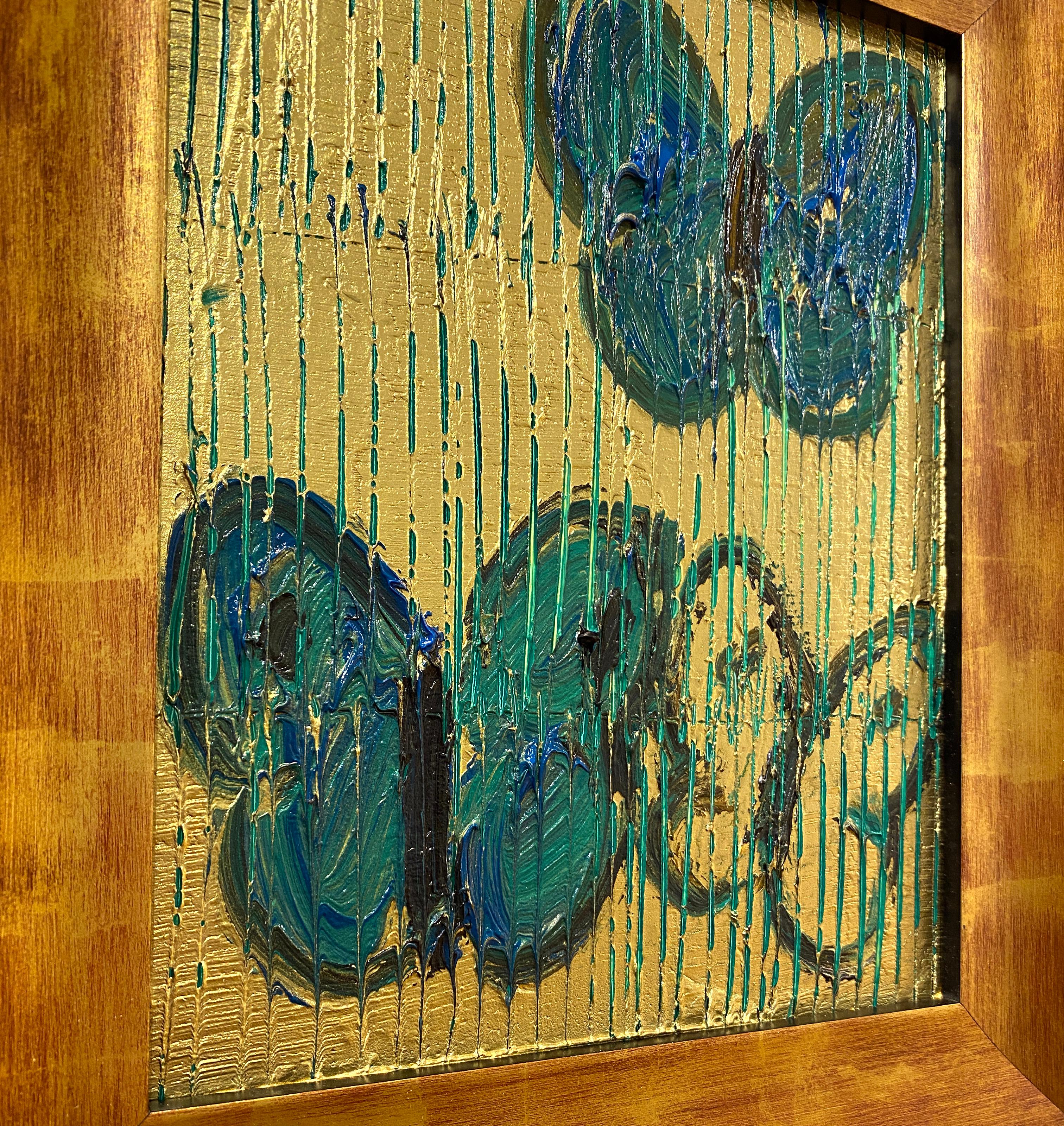 3 Fly - Brown Animal Painting by Hunt Slonem