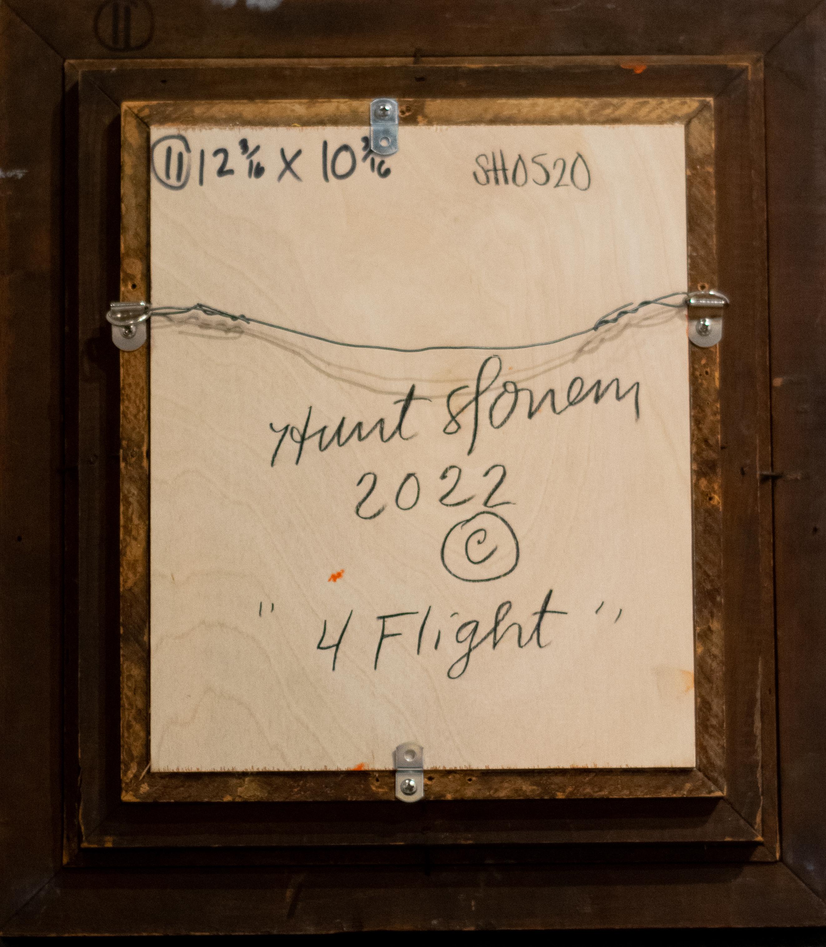 4 Flight - Contemporary Painting by Hunt Slonem