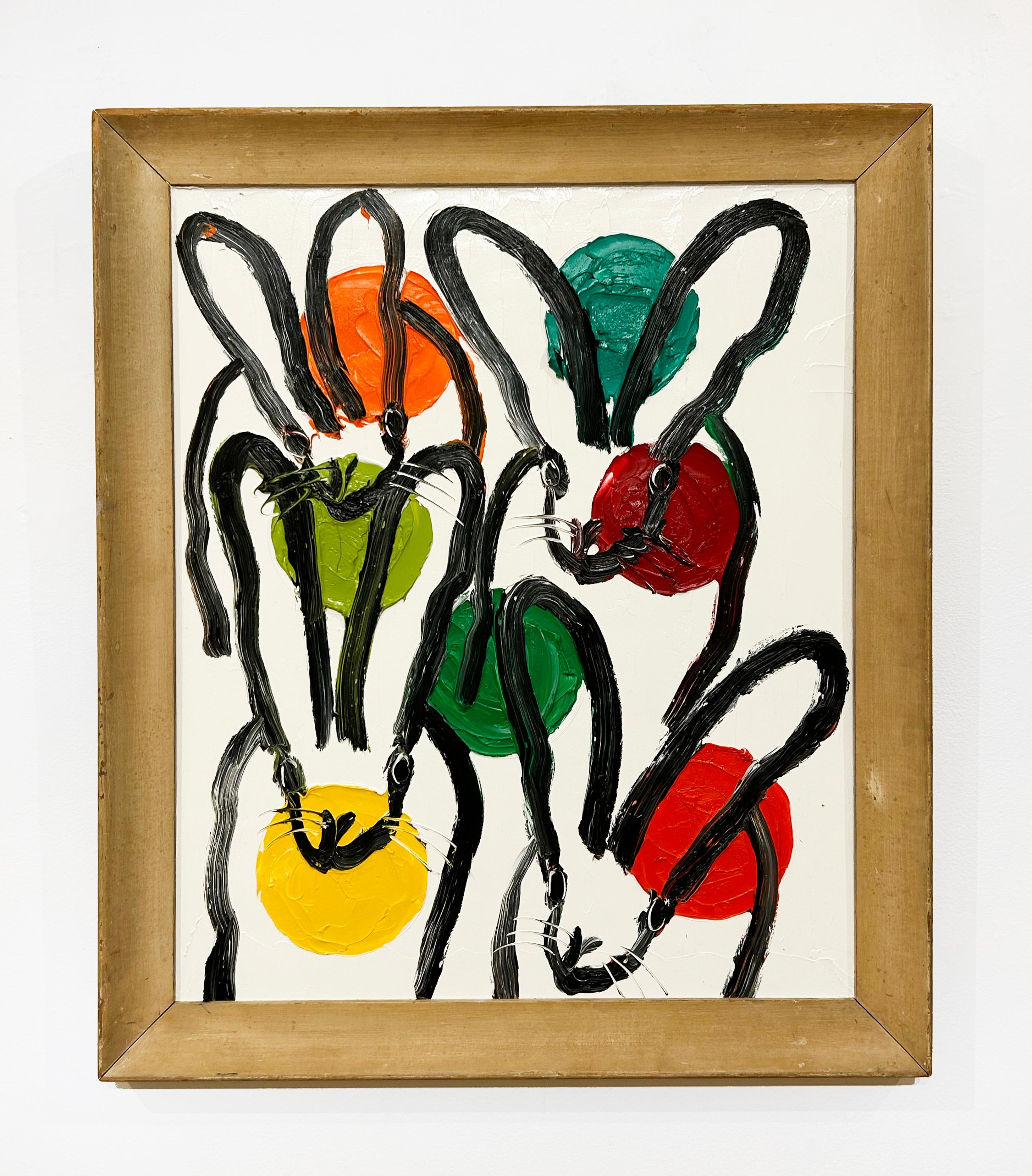 4 Orbs Hutch - Painting de Hunt Slonem