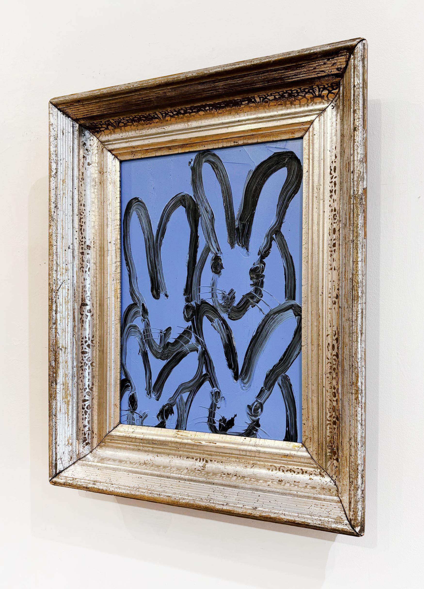Artist:  Slonem, Hunt
Title:  4 Score
Date:  2025
Medium:  Oil on wood
Unframed Dimensions:  14