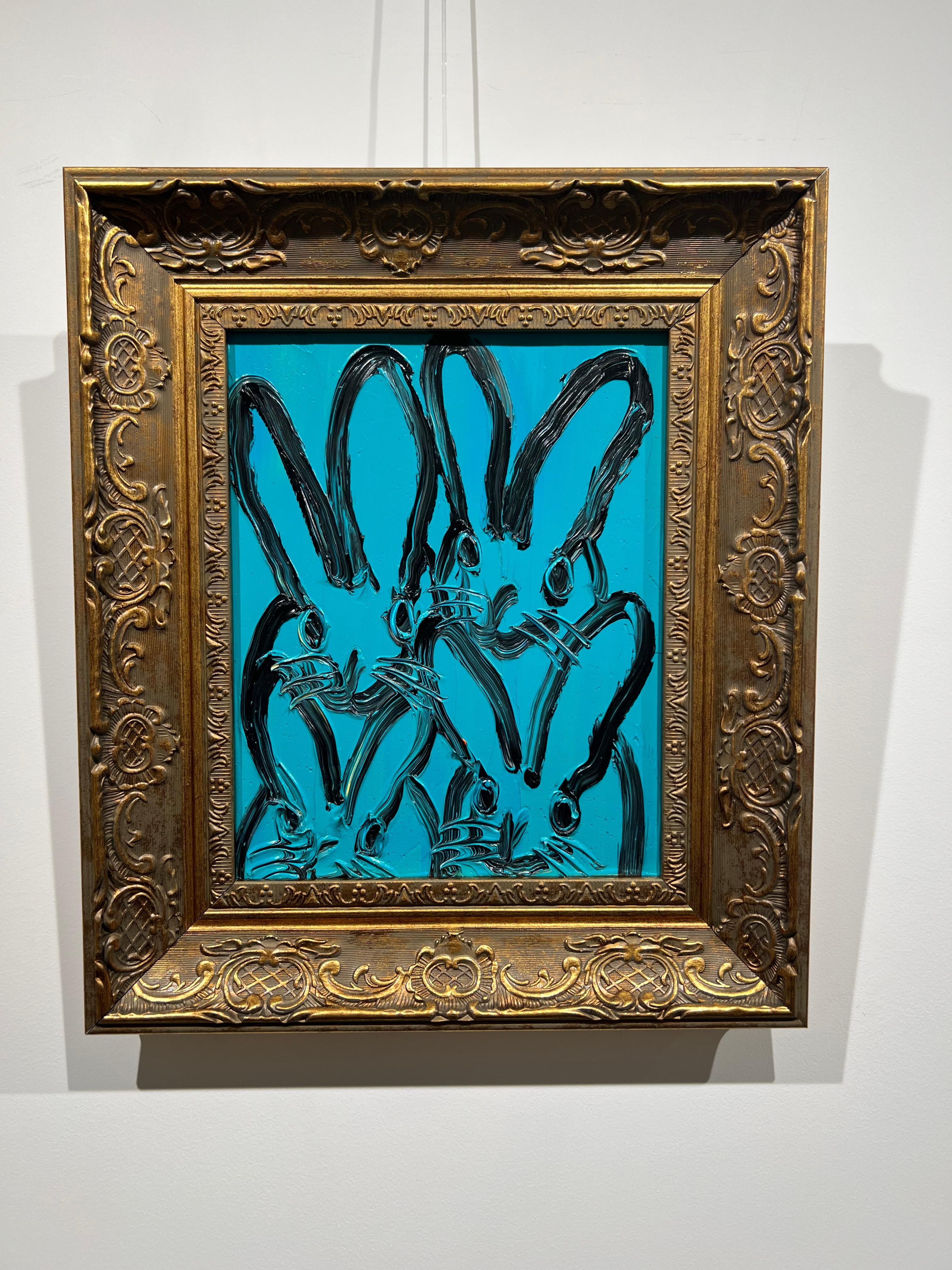 4 Sarcelles - Marron Animal Painting par Hunt Slonem