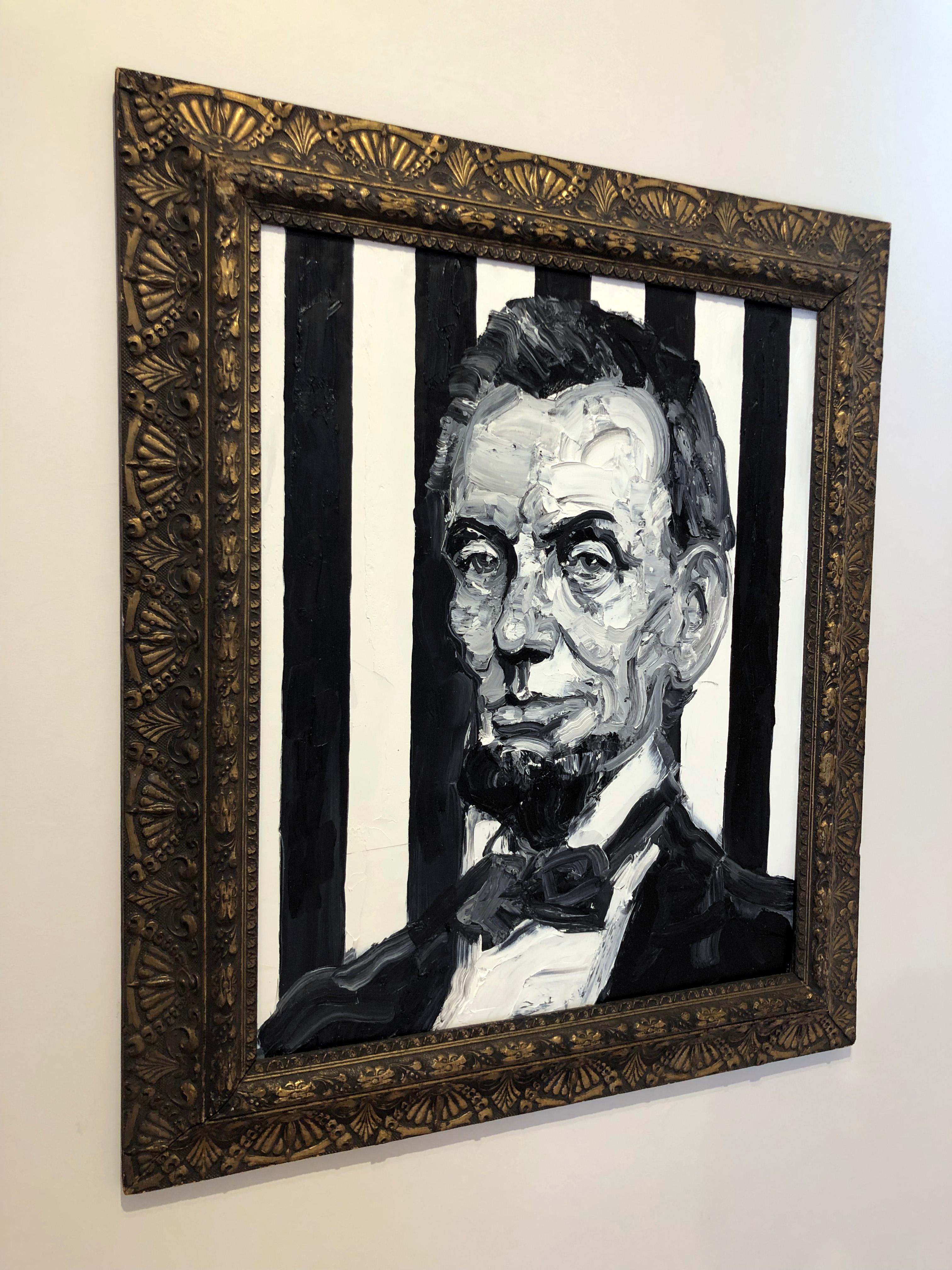 abe lincoln painting