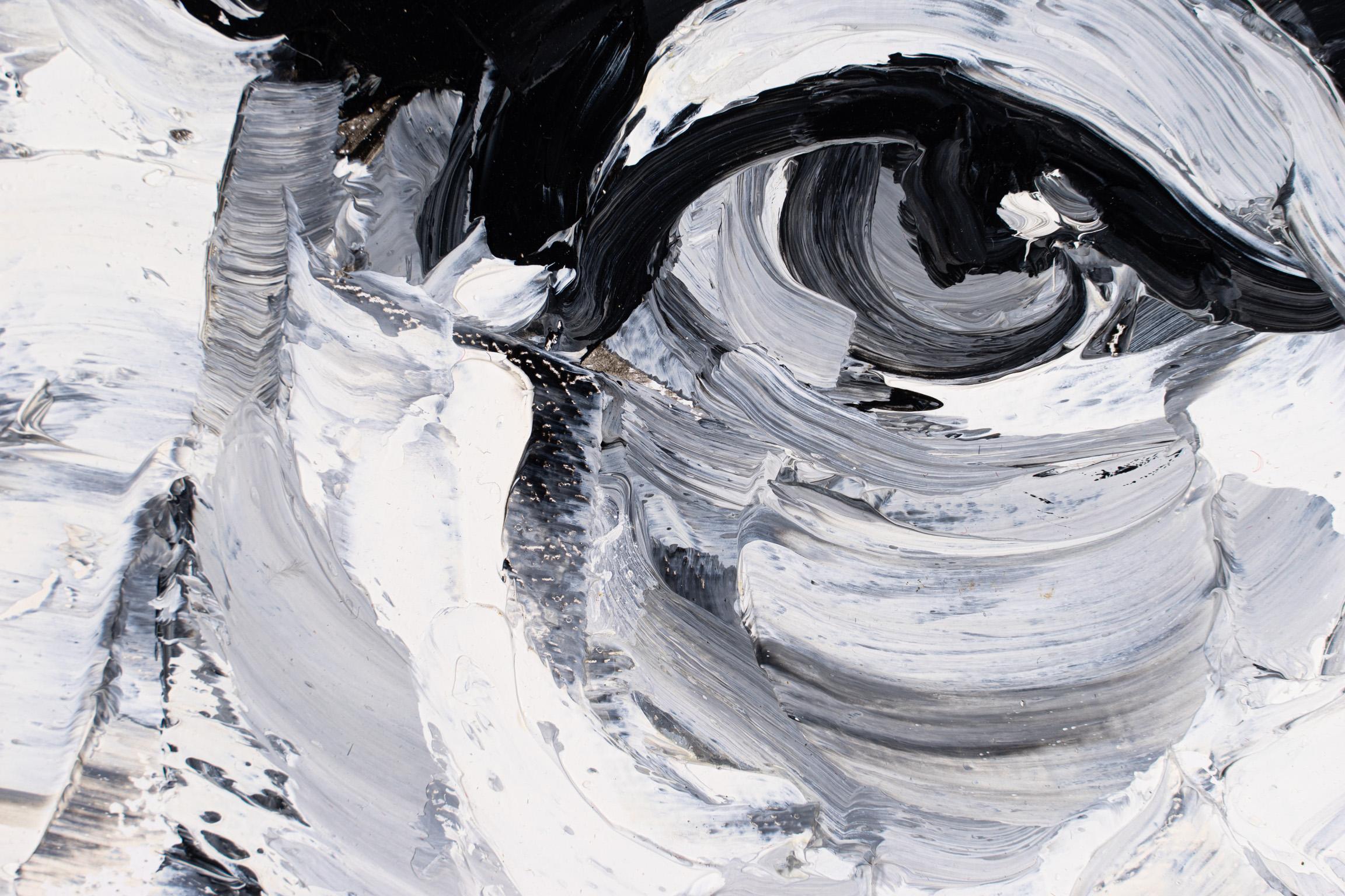 Abraham Lincoln - Neo-Expressionist Painting by Hunt Slonem
