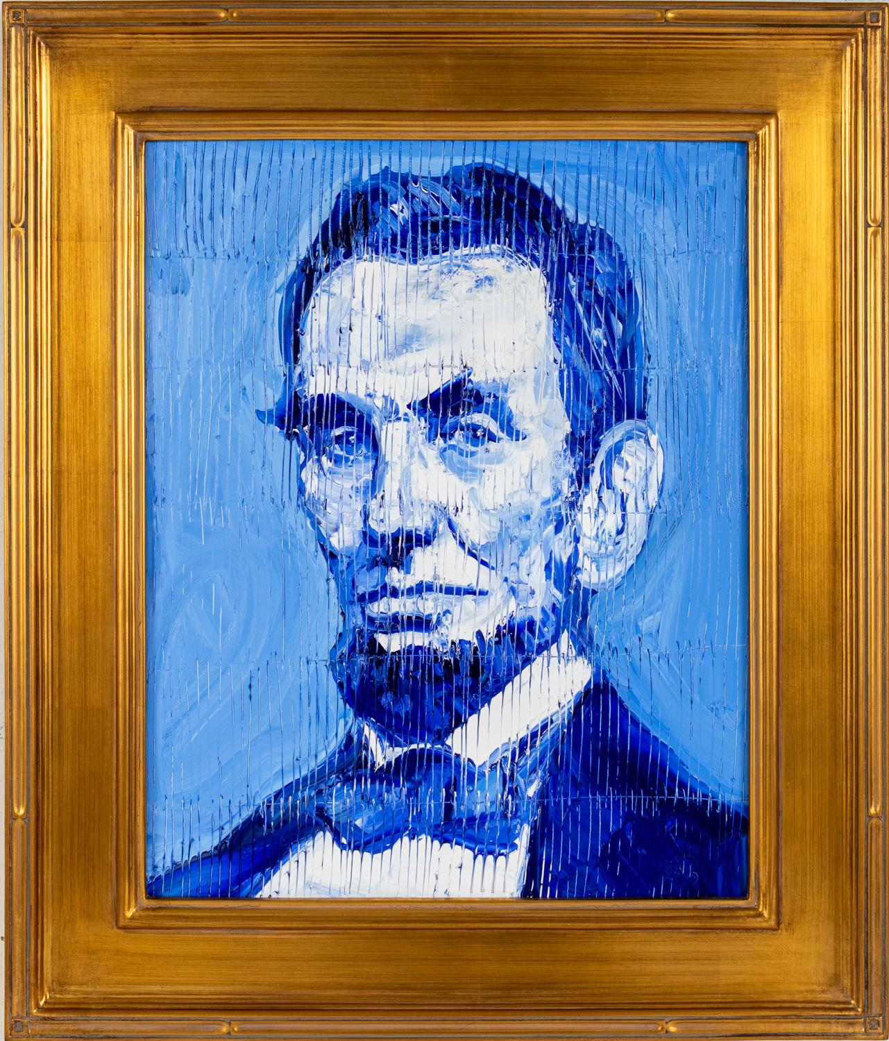 CHOP568 America President Lincoln hand painted oil painting on canvas art 