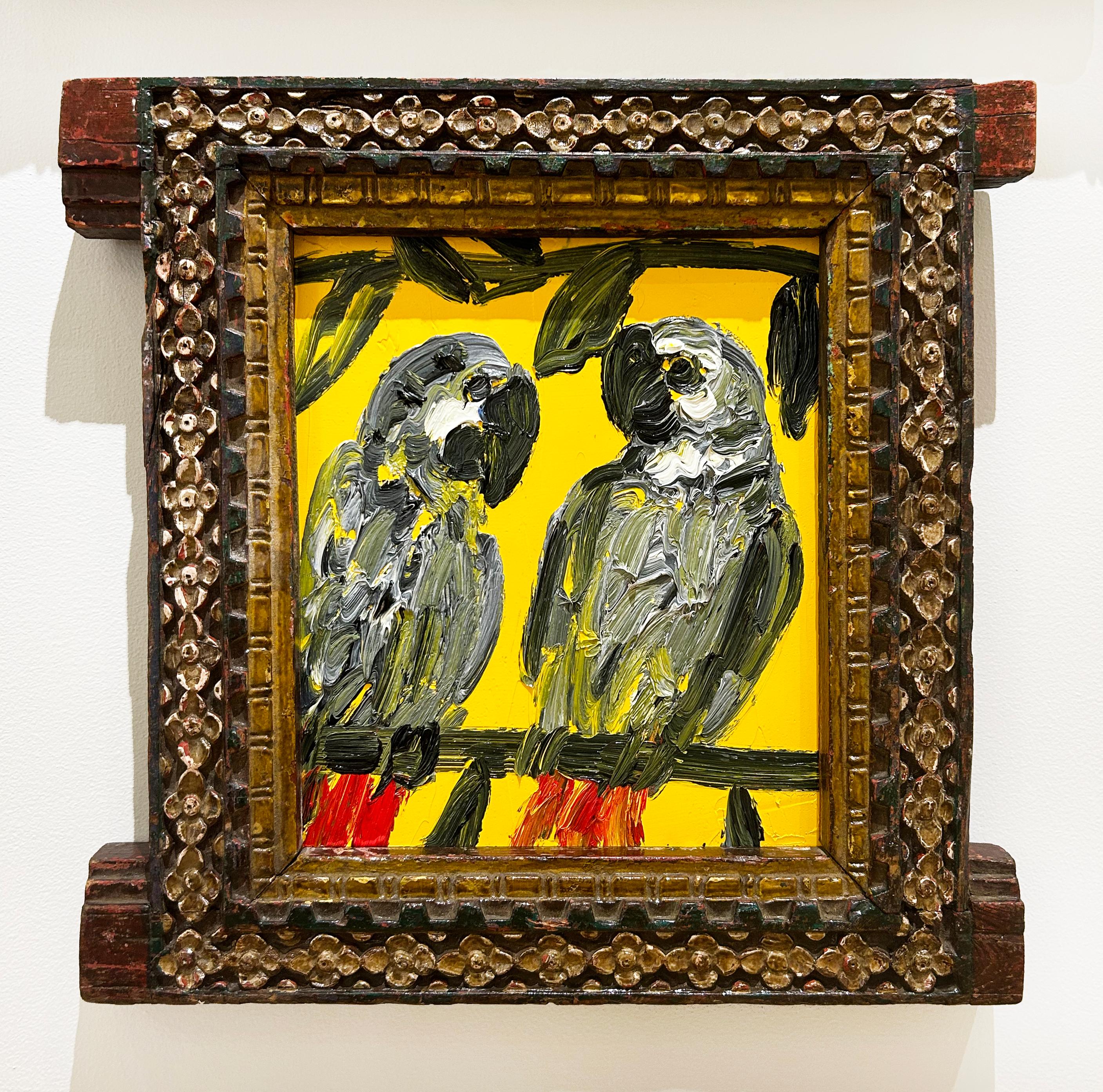 Grautöne (Zeitgenössisch), Painting, von Hunt Slonem