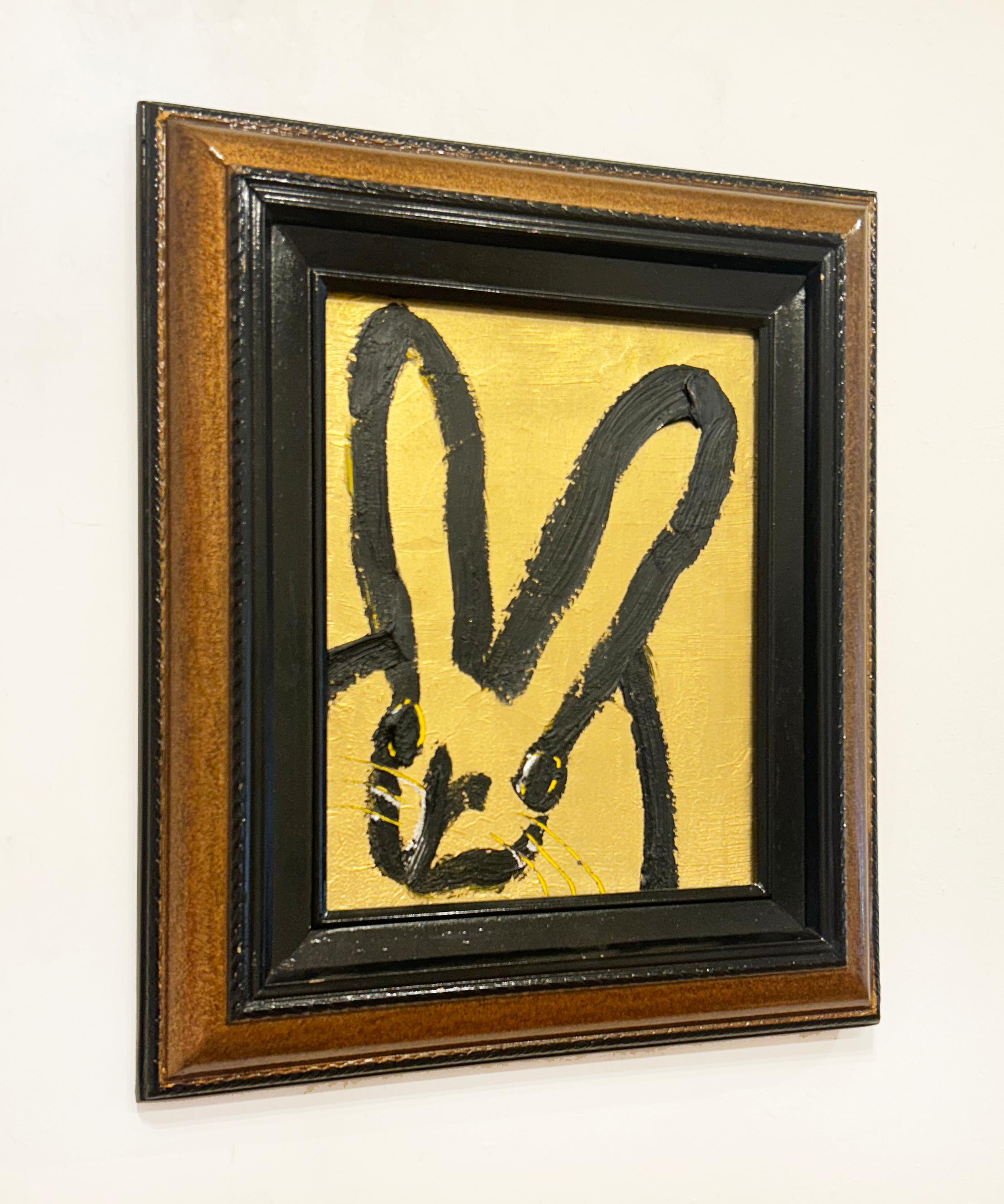 Nochmals (Schwarz), Animal Painting, von Hunt Slonem