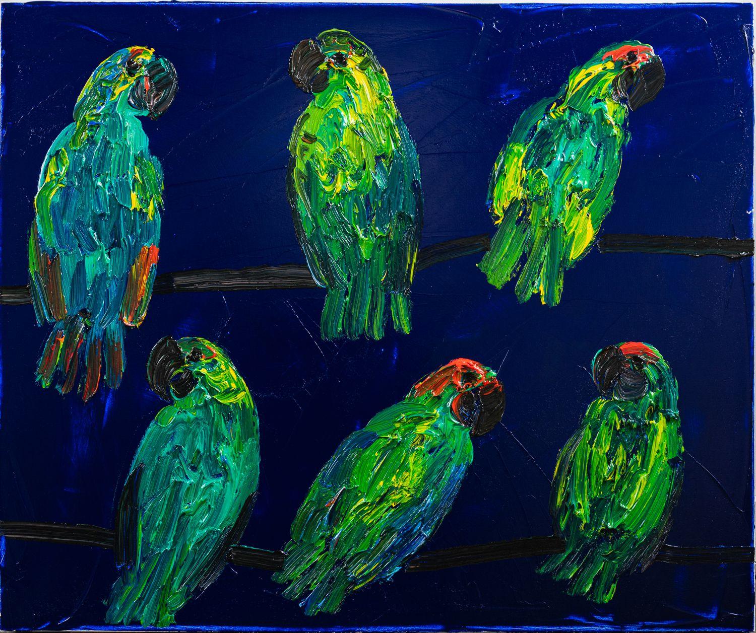 Amazons Studio – Painting von Hunt Slonem