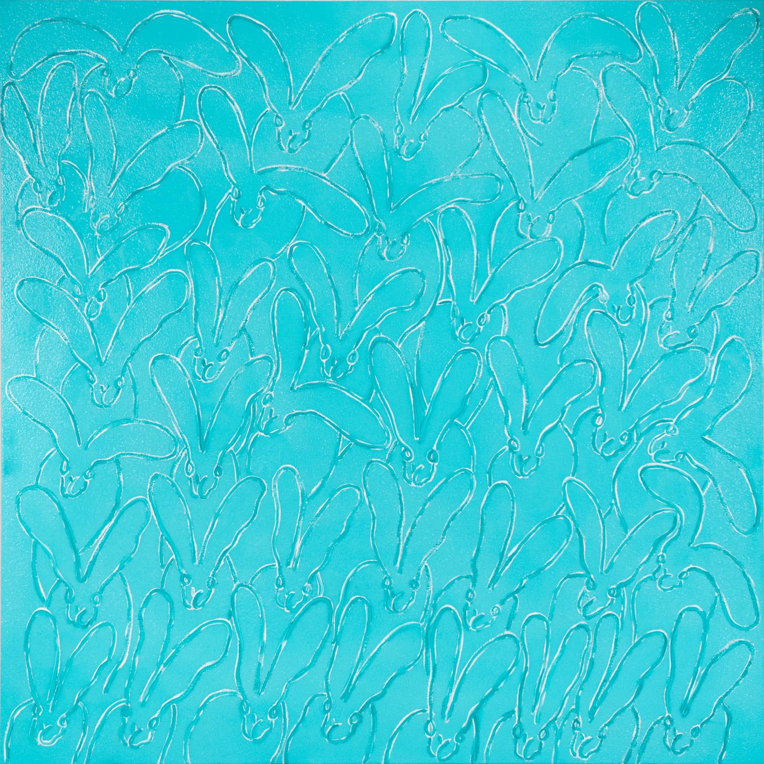 Aqua Dust - Painting by Hunt Slonem