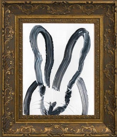 At The Feet, Oil Painting of Bunny, Framed, Signed, 2023