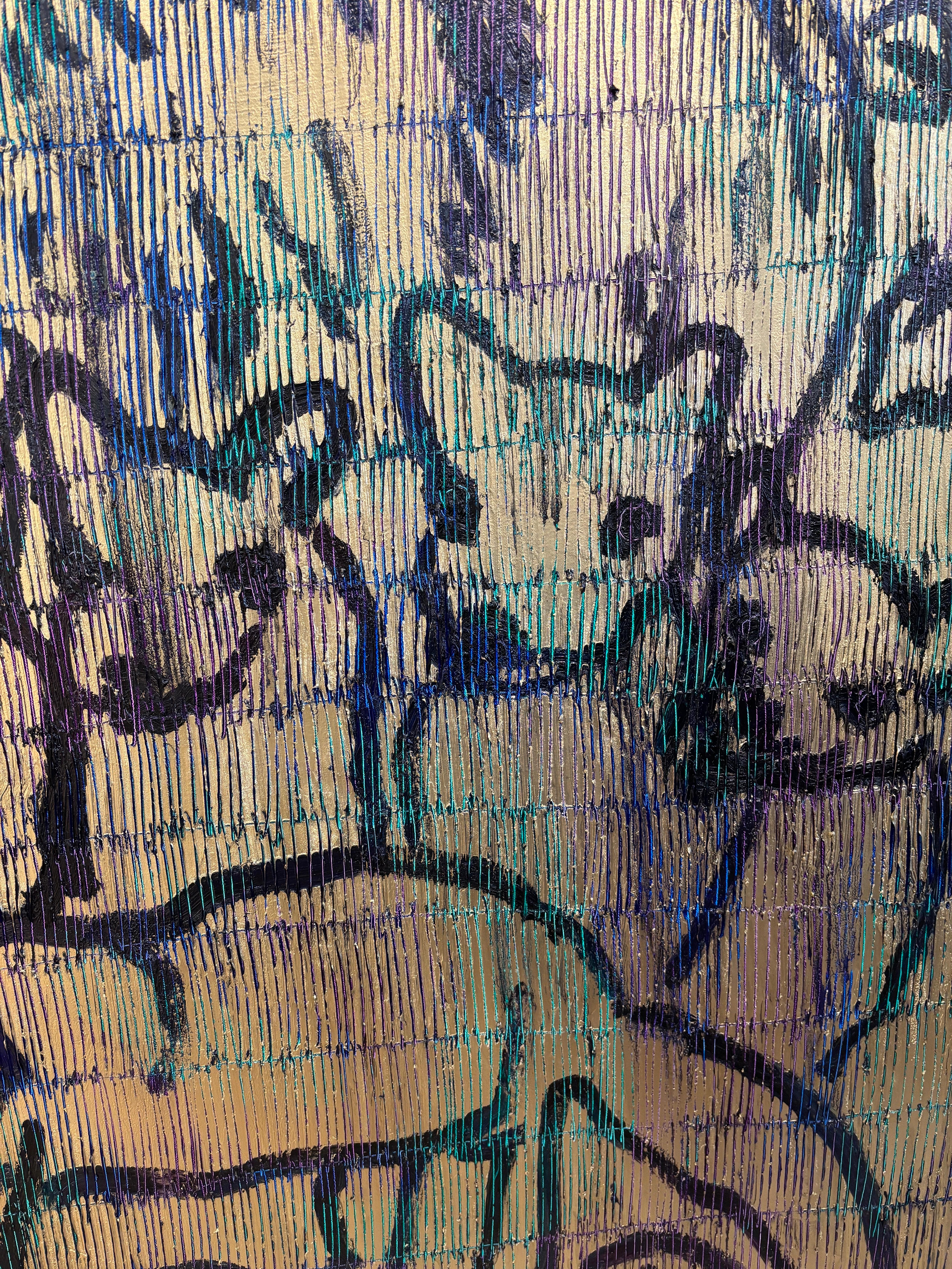 Nuit à Banff - Painting de Hunt Slonem