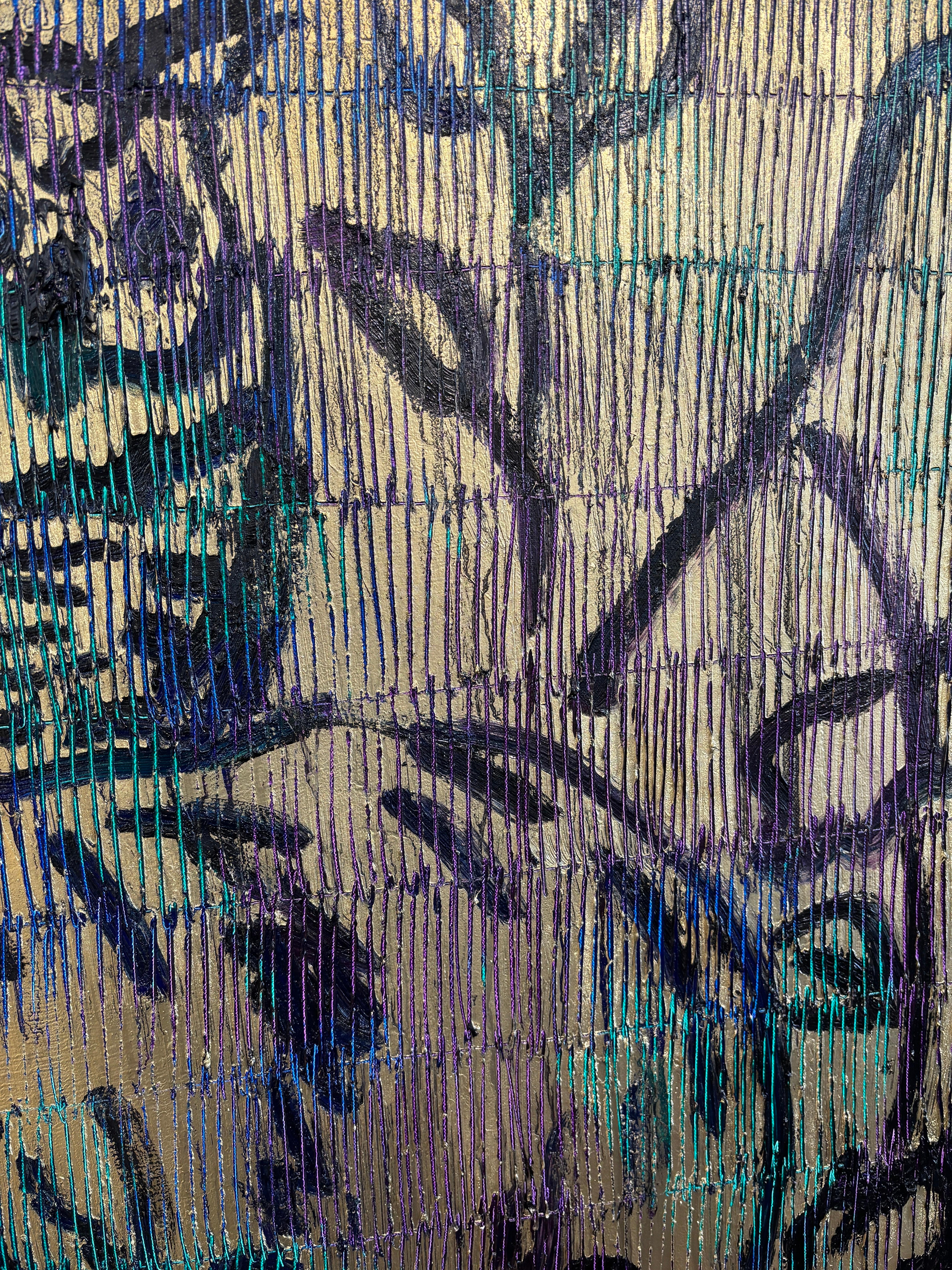 Nuit à Banff - Néo-expressionnisme Painting par Hunt Slonem