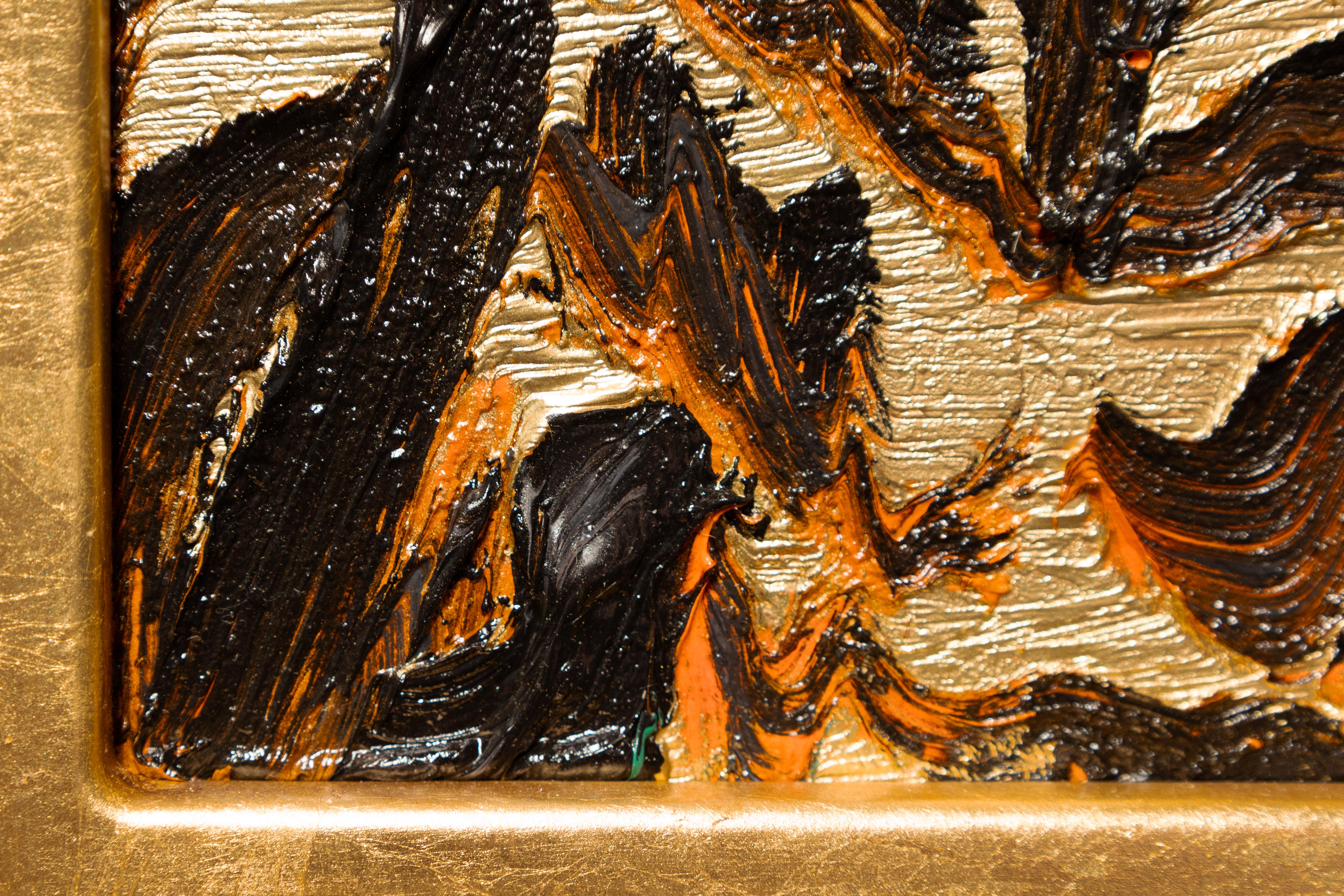 'Barbagianni' Pittura unica - Animal Painting Marrone di Hunt Slonem