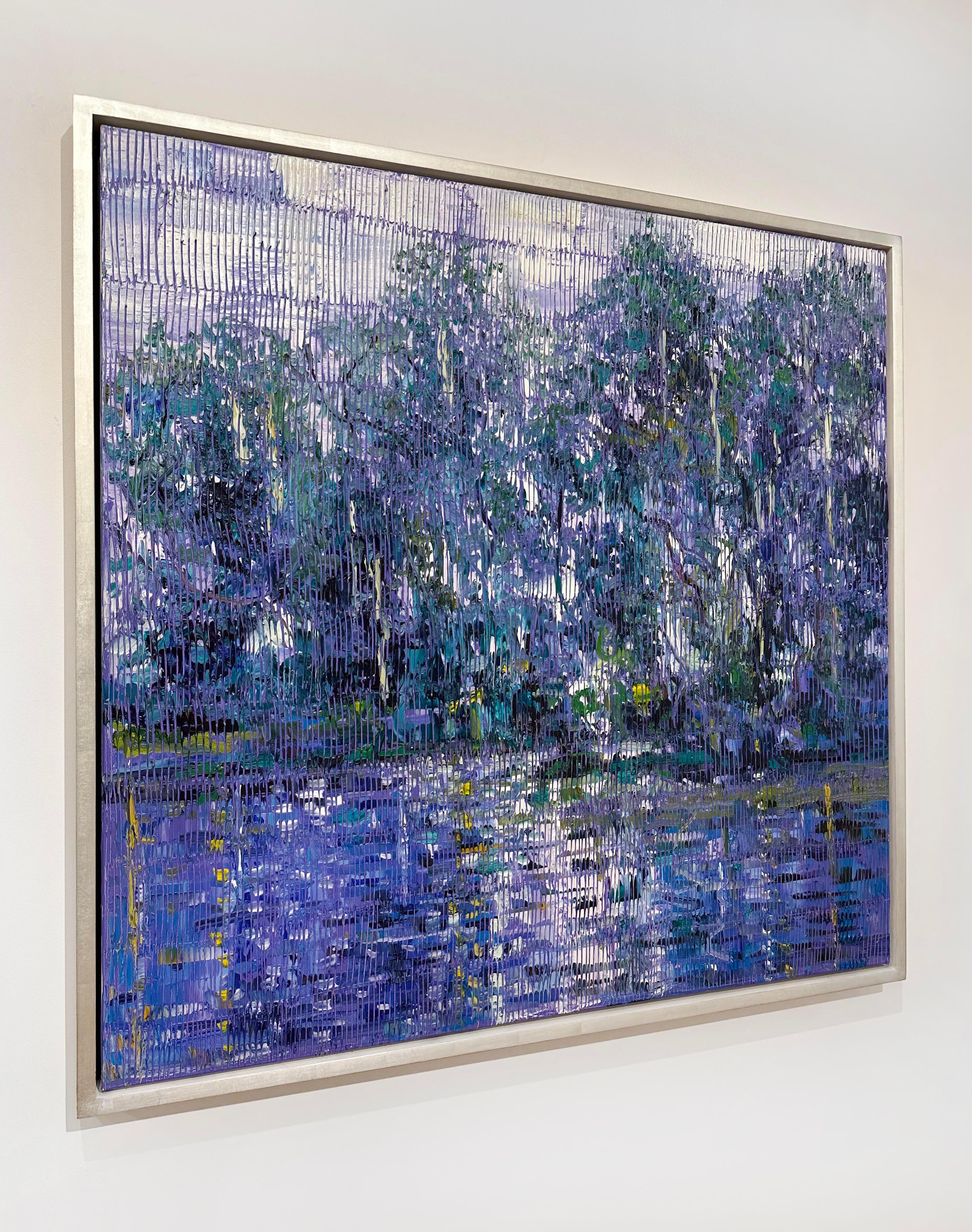 Bayou Blue - Contemporary Painting by Hunt Slonem