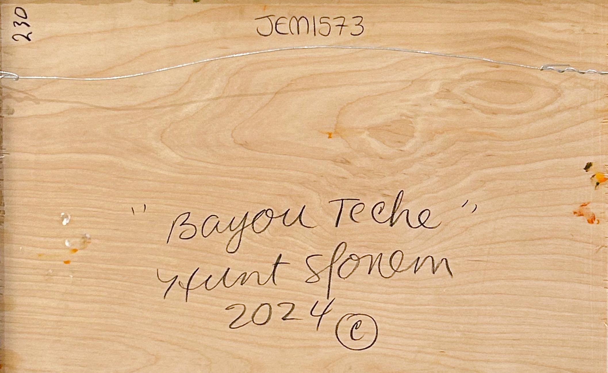 Künstler:  Slonem, Hunt
Titel: Bayou Teche
Datum:  2024
Medium:  Öl auf Holz
Ungerahmt Abmessungen:  13.5