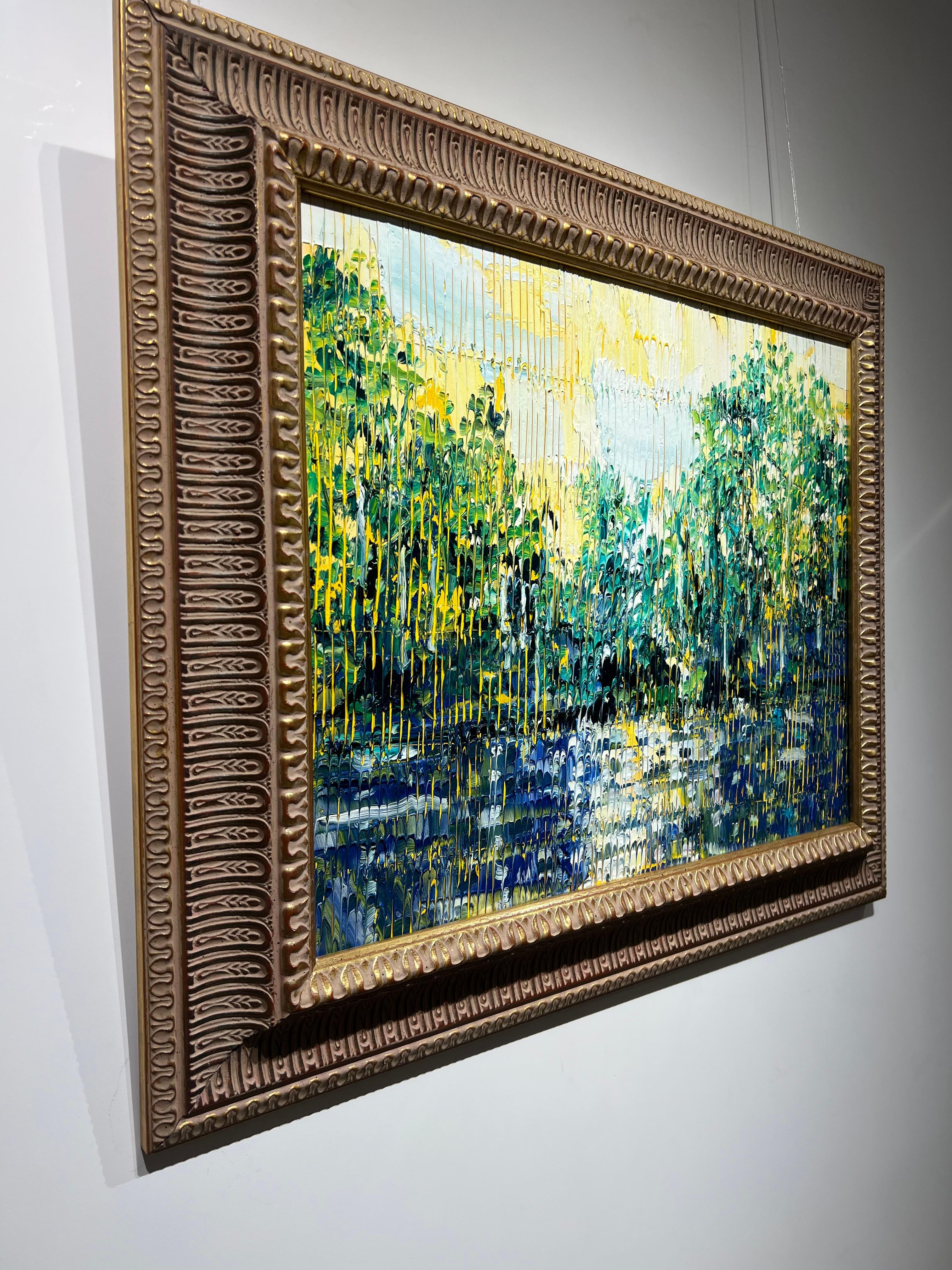 Bayou Teche ricordato - Figurative Painting Marrone di Hunt Slonem