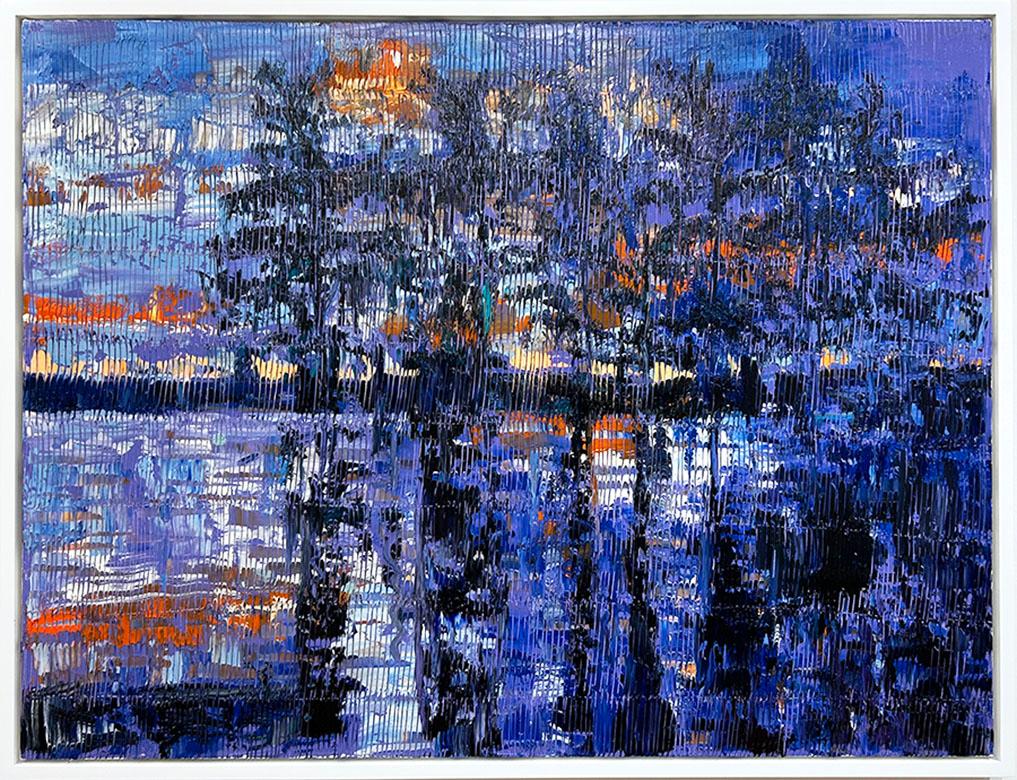 Atardecer en el Bayou Teche - Painting de Hunt Slonem