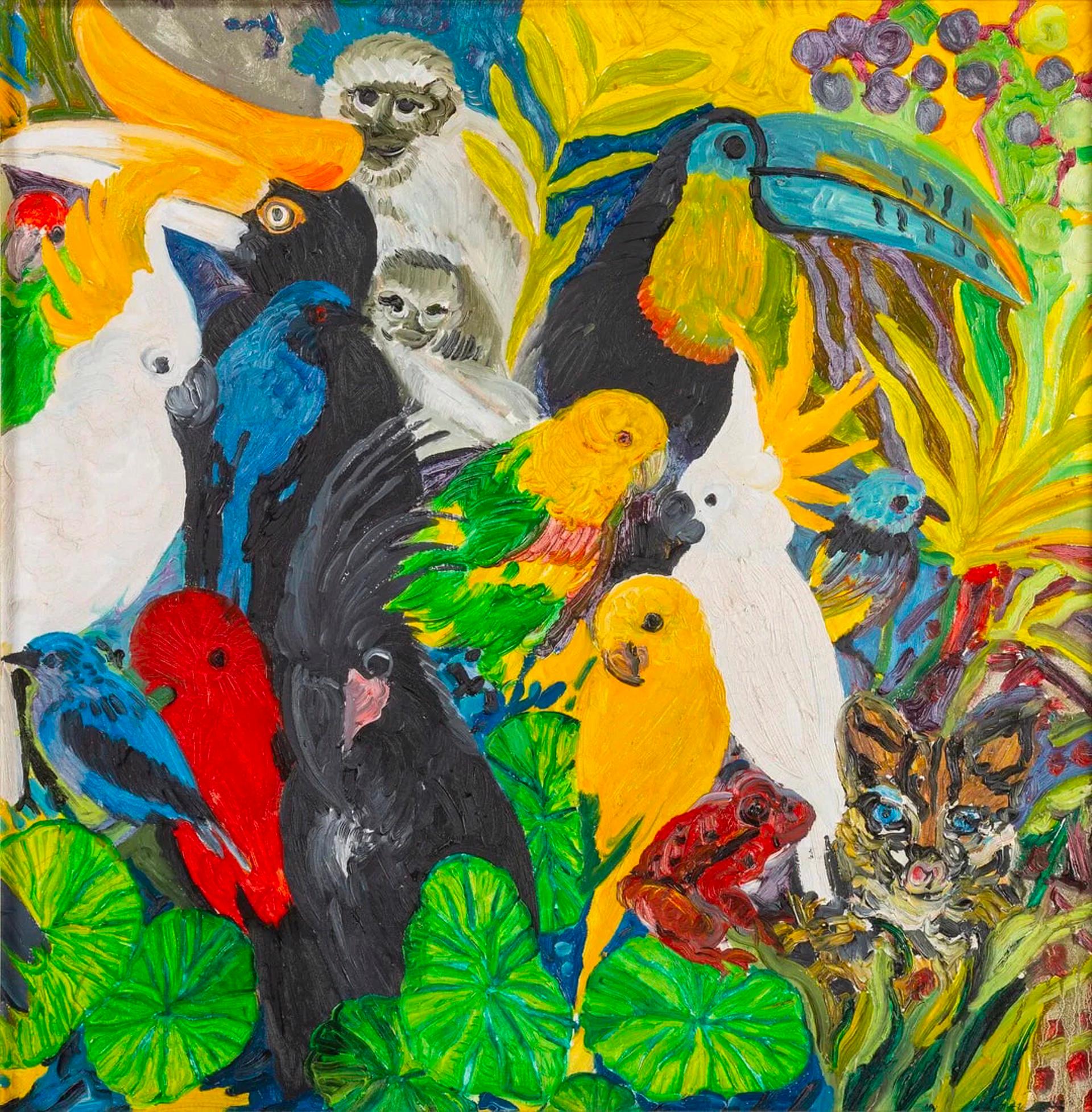 Bellbird (Diptychon), 1988 – Paar im Angebot 1