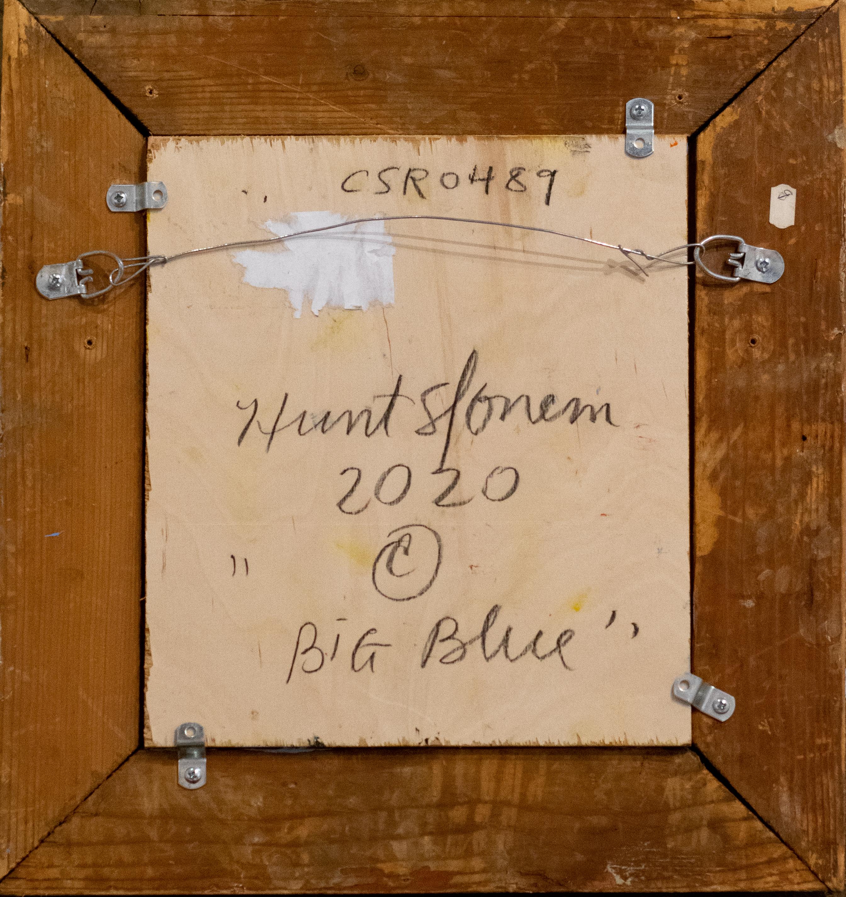 Big Blue - Painting by Hunt Slonem