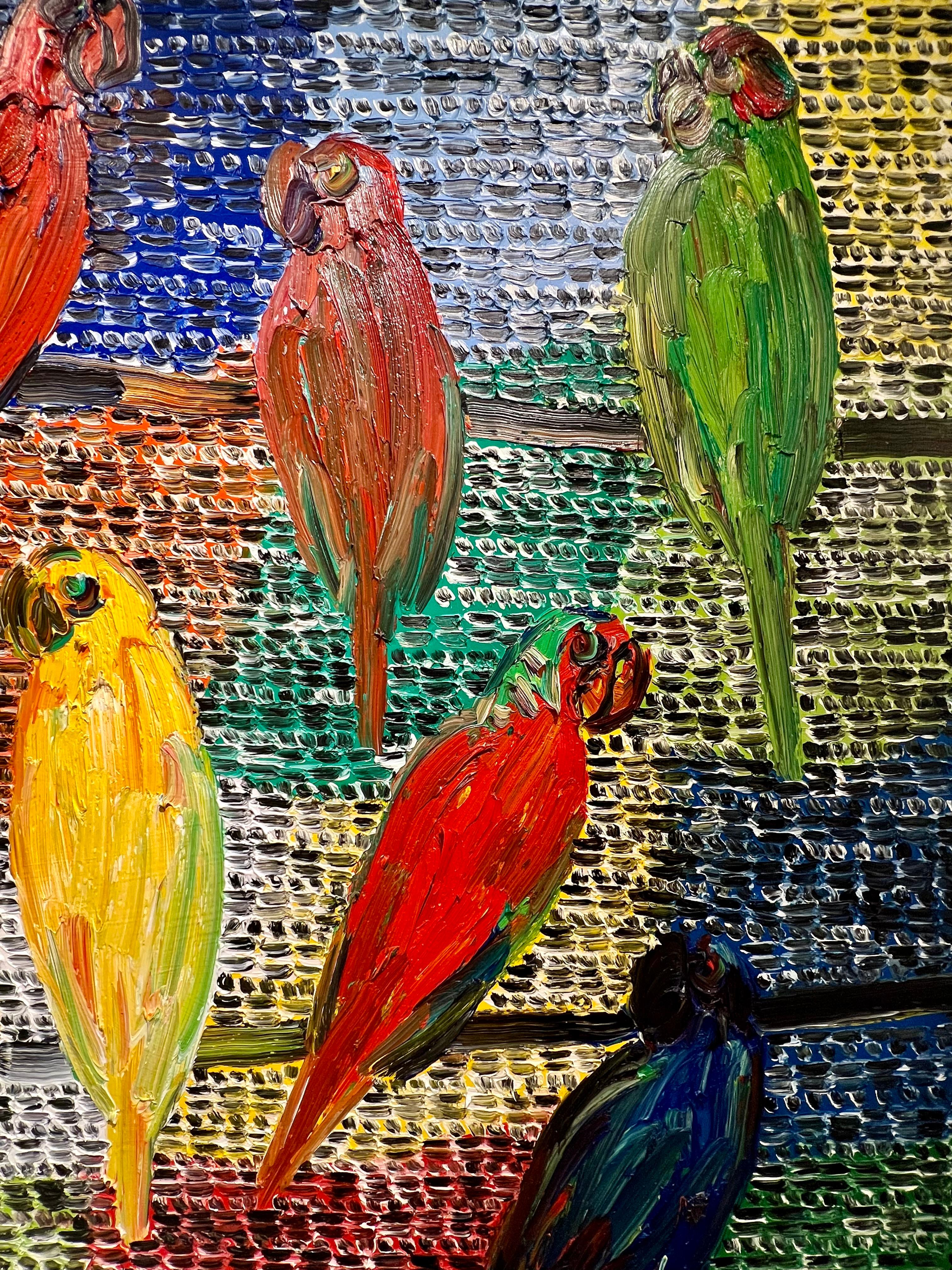 Birds Eye - Painting di Hunt Slonem