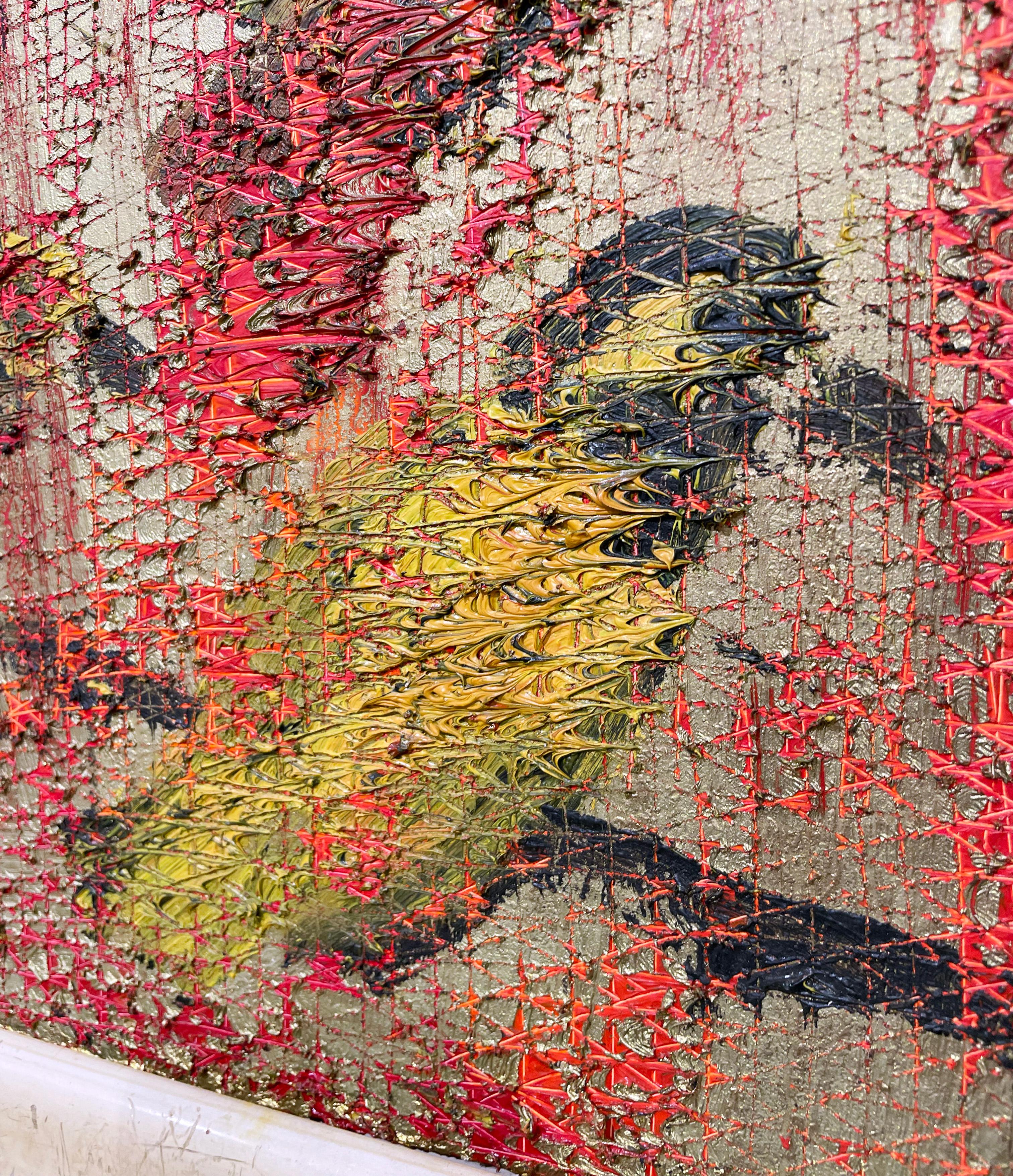 Artist:  Slonem, Hunt
Title:  Bishops
Series:  Birds
Date:  2010
Medium:  Oil on panel
Unframed Dimensions:  20