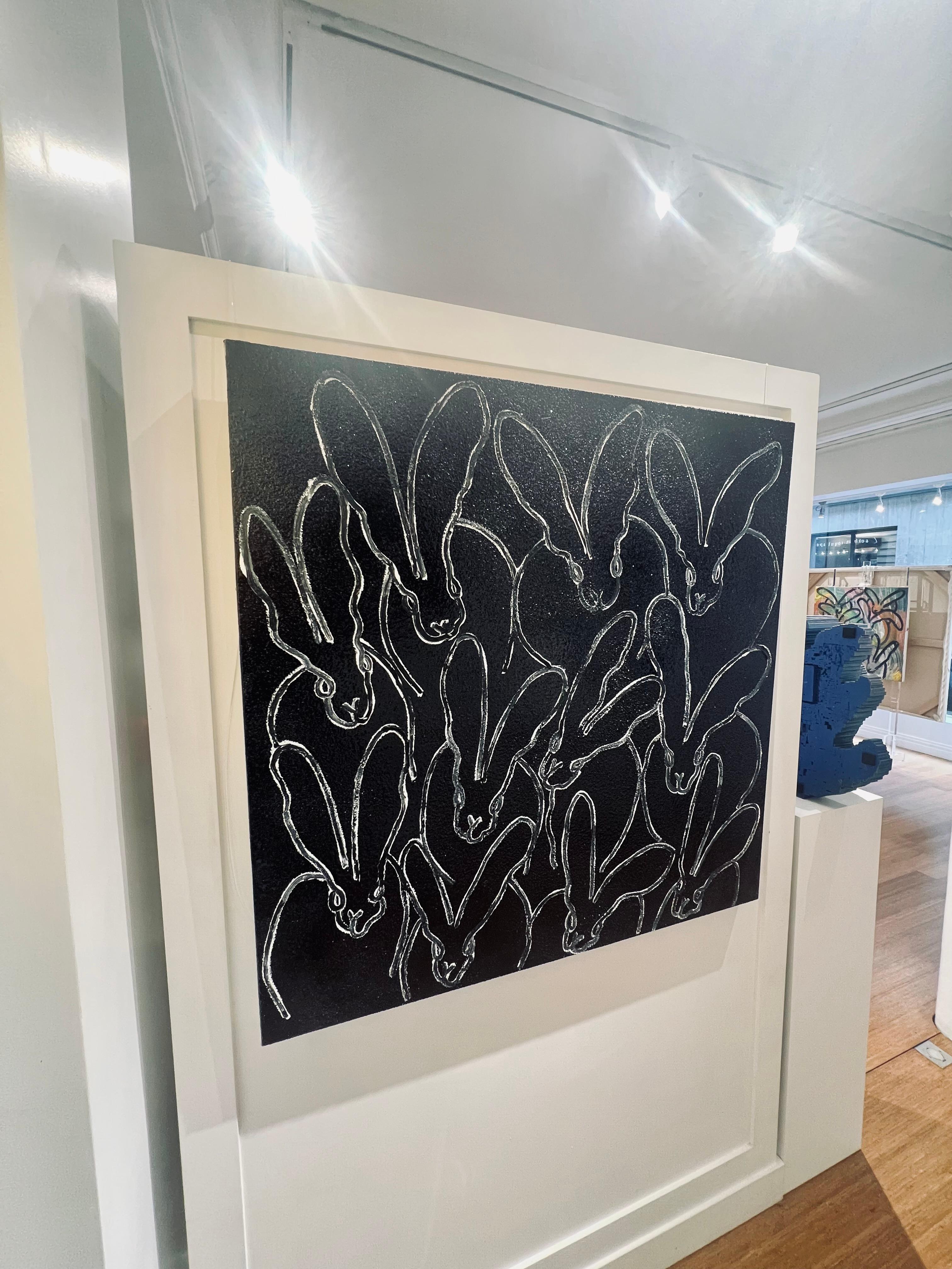 Diamante Negro Polvo Pele - Painting Posmoderno de Hunt Slonem
