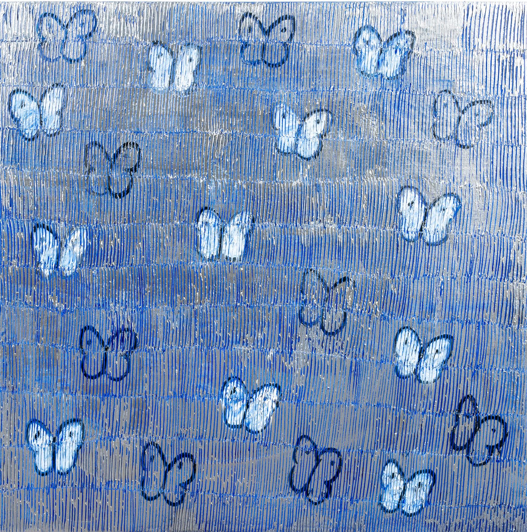 Blue Ascension Memory - Painting by Hunt Slonem