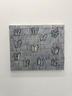 Blue Ascension St Barts, Post-Modern Oil on Canvas, Signed, 30x36 in