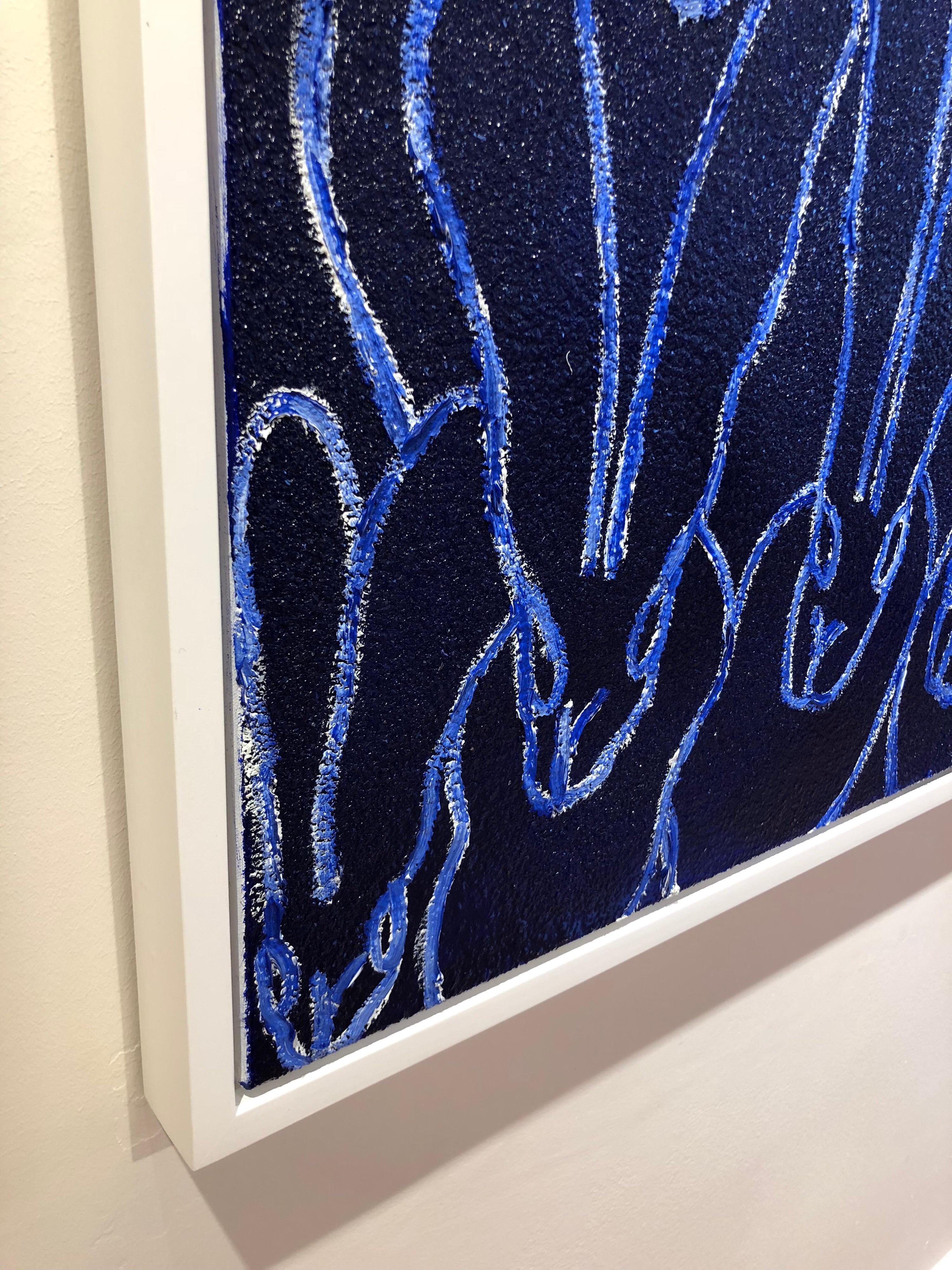 Blue Diamond Bunnies
2018
Oil & Acrylic with Diamond Dust on Canvas
48 x 48 inches unframed
Signed verso
