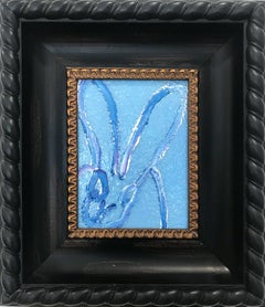 "Blue Diamond" (Diamond Dust Bunny on Light Blue)