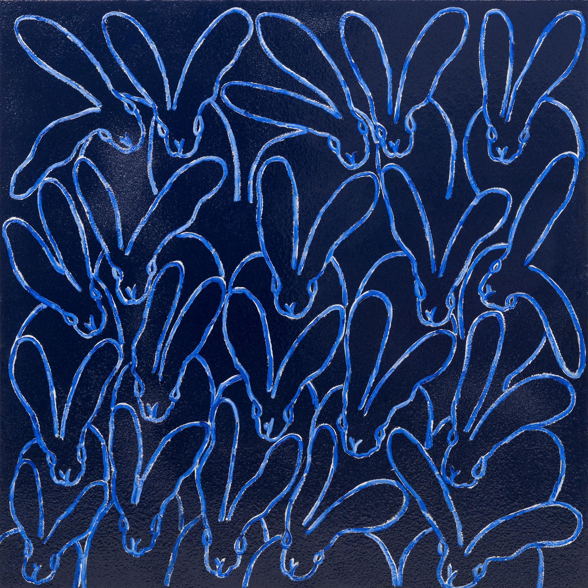 Blauer Diamantstaub