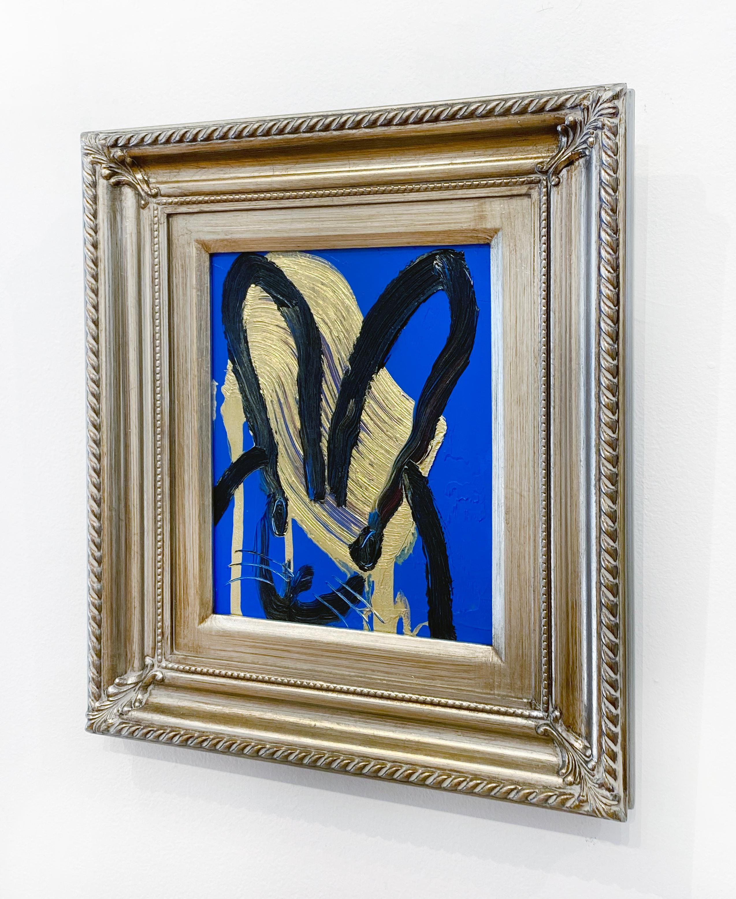 Artist:  Slonem, Hunt
Title: Blue Face Off
Date:  2023
Medium:  Oil on Panel
Unframed Dimensions:  10