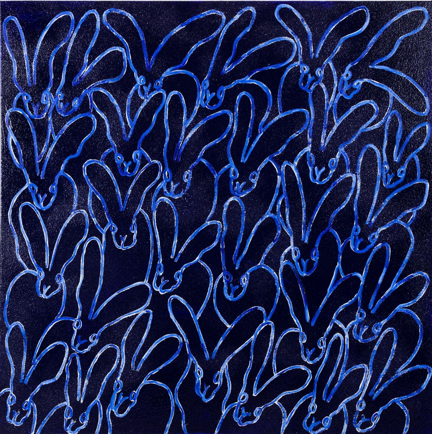 Hunt Slonem Animal Painting - Blue Rhapsody 